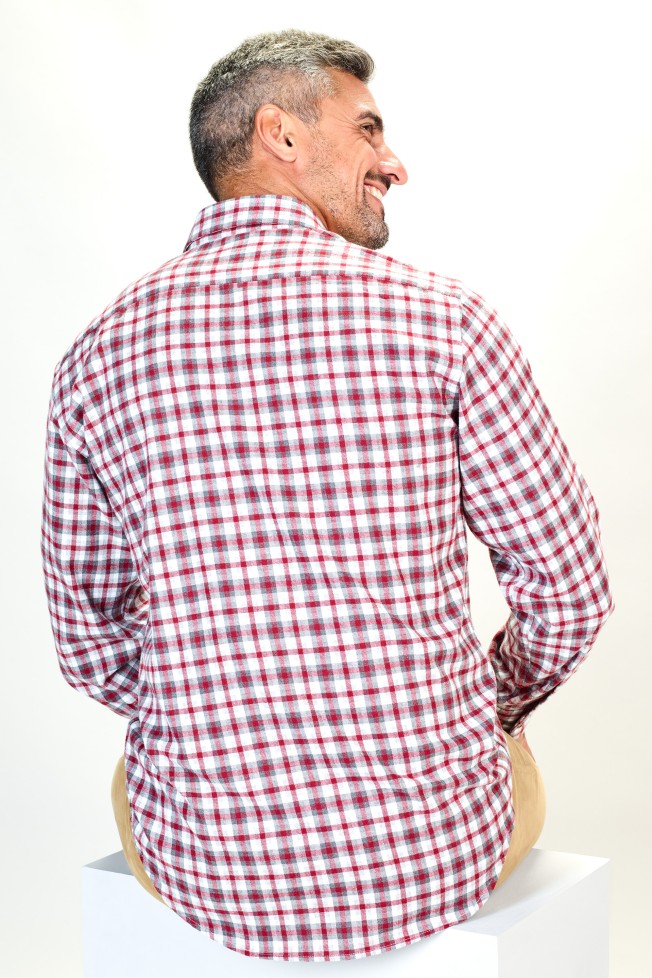 Camisa xadrez regular fit