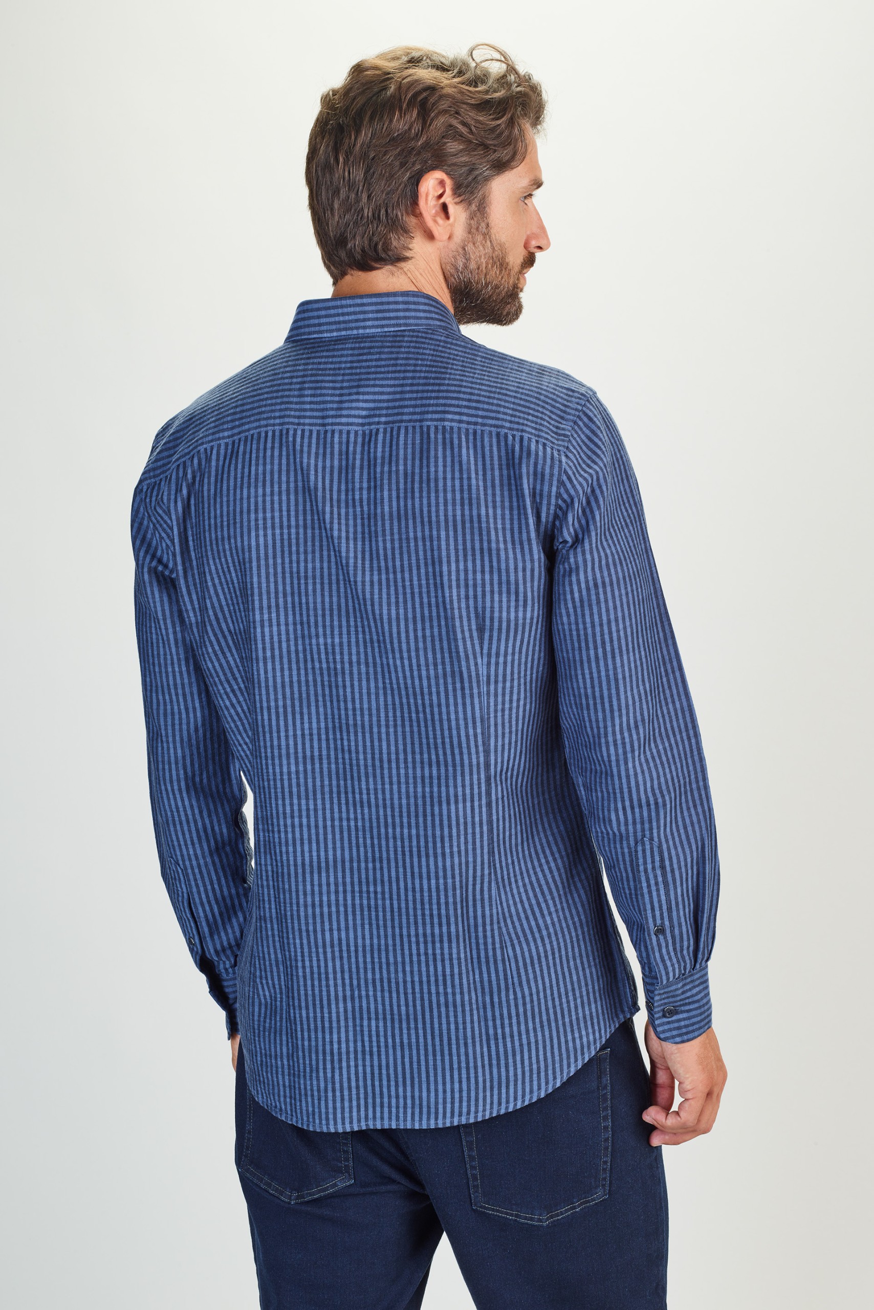 Camisa de rayas slim fit