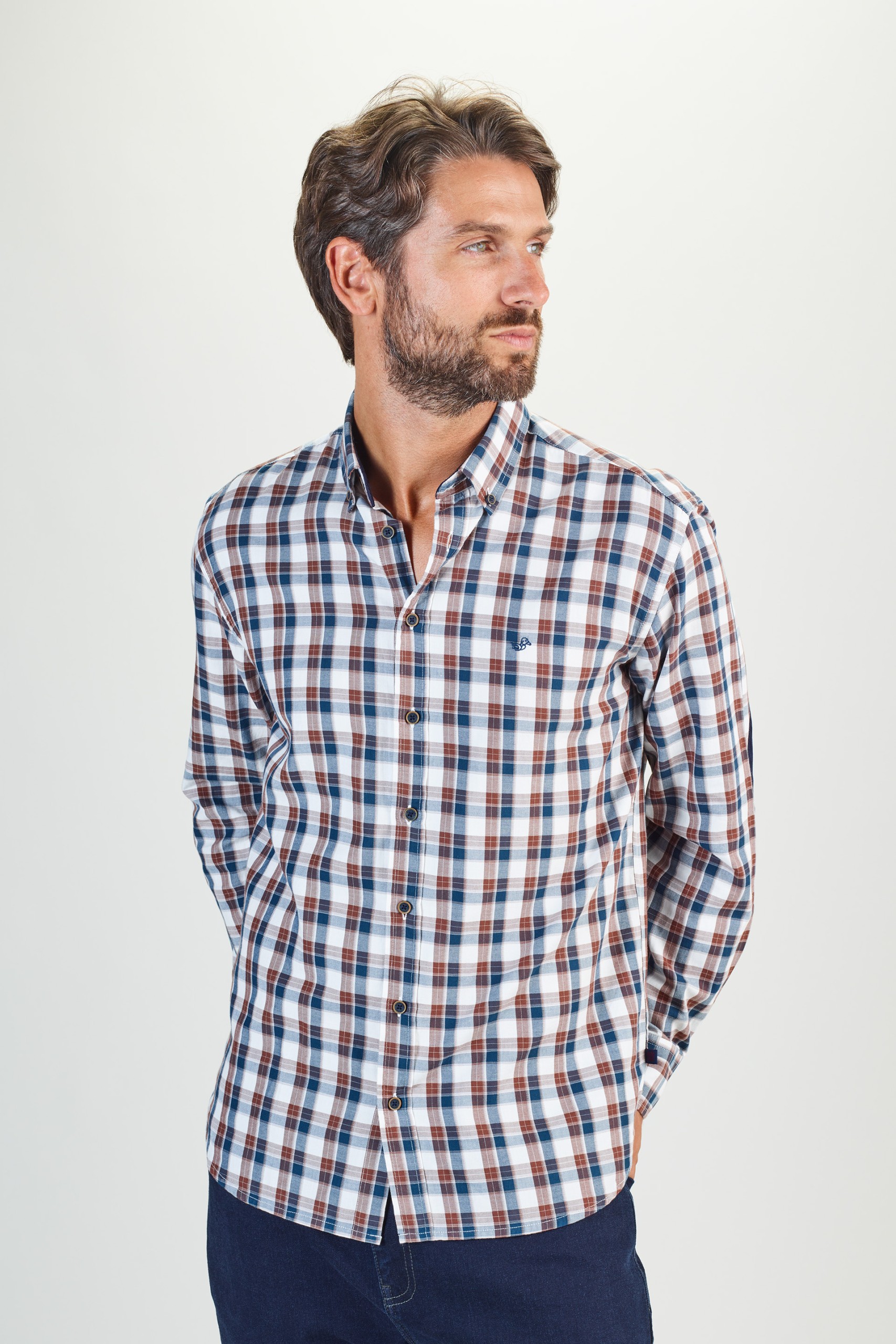 Camisa de cuadros regular fit