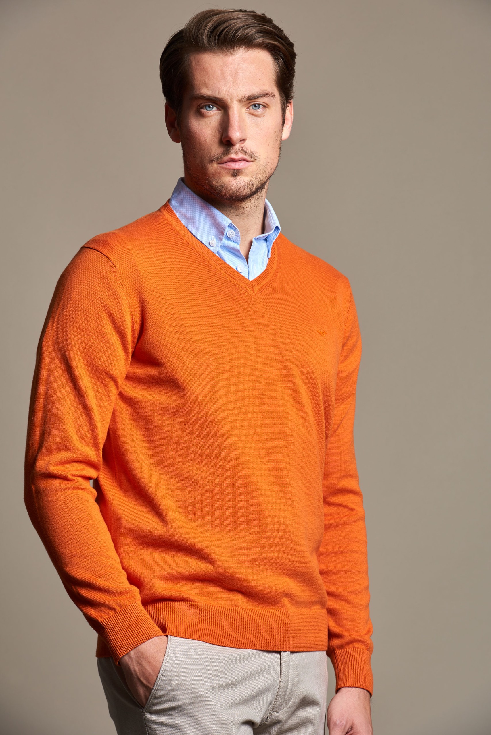 Jersey con cuello en V