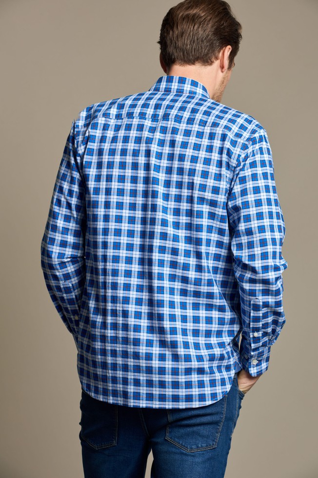 Camisa regular fit a cuadros 