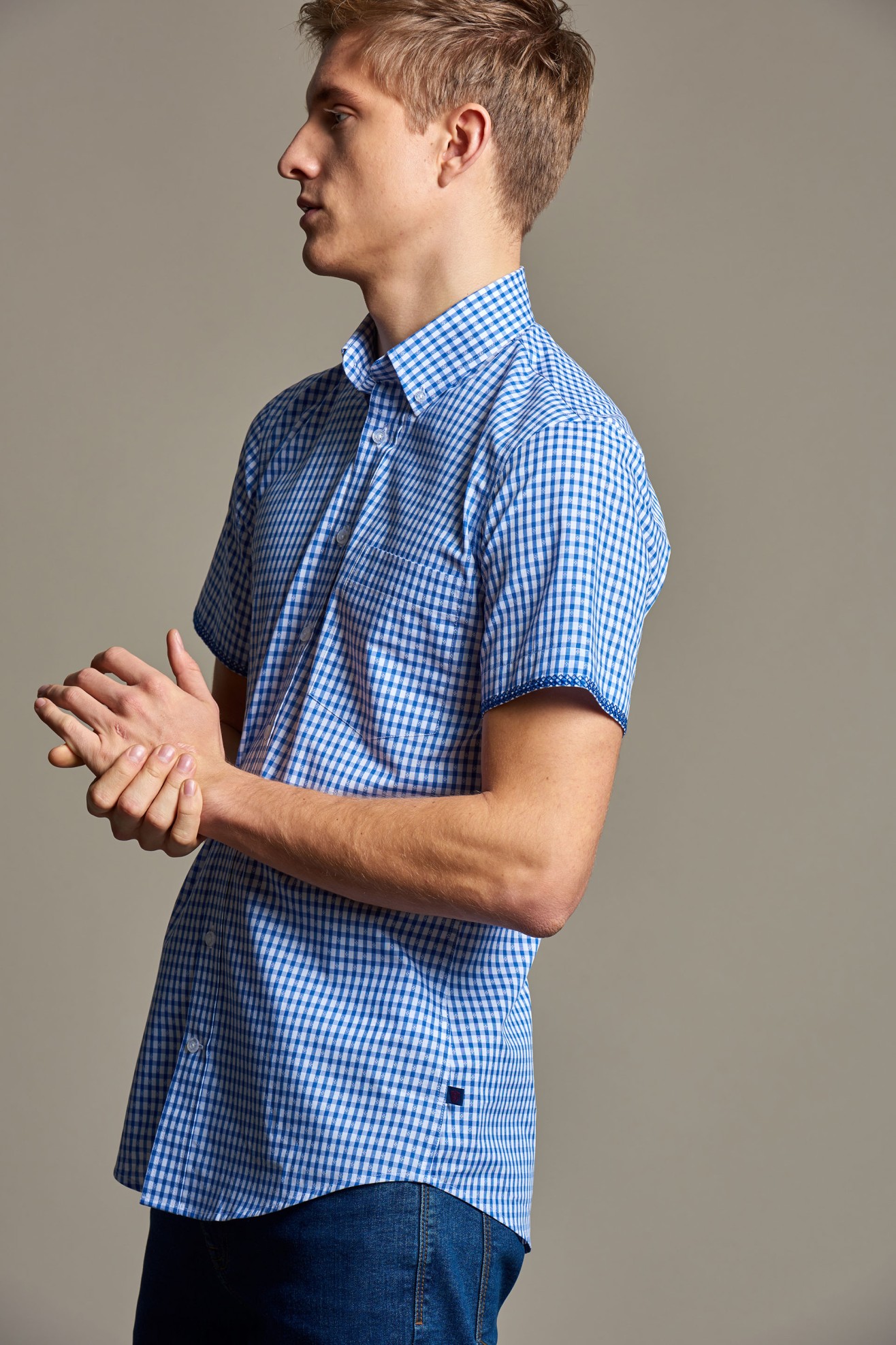 Camisa xadrez slim fit