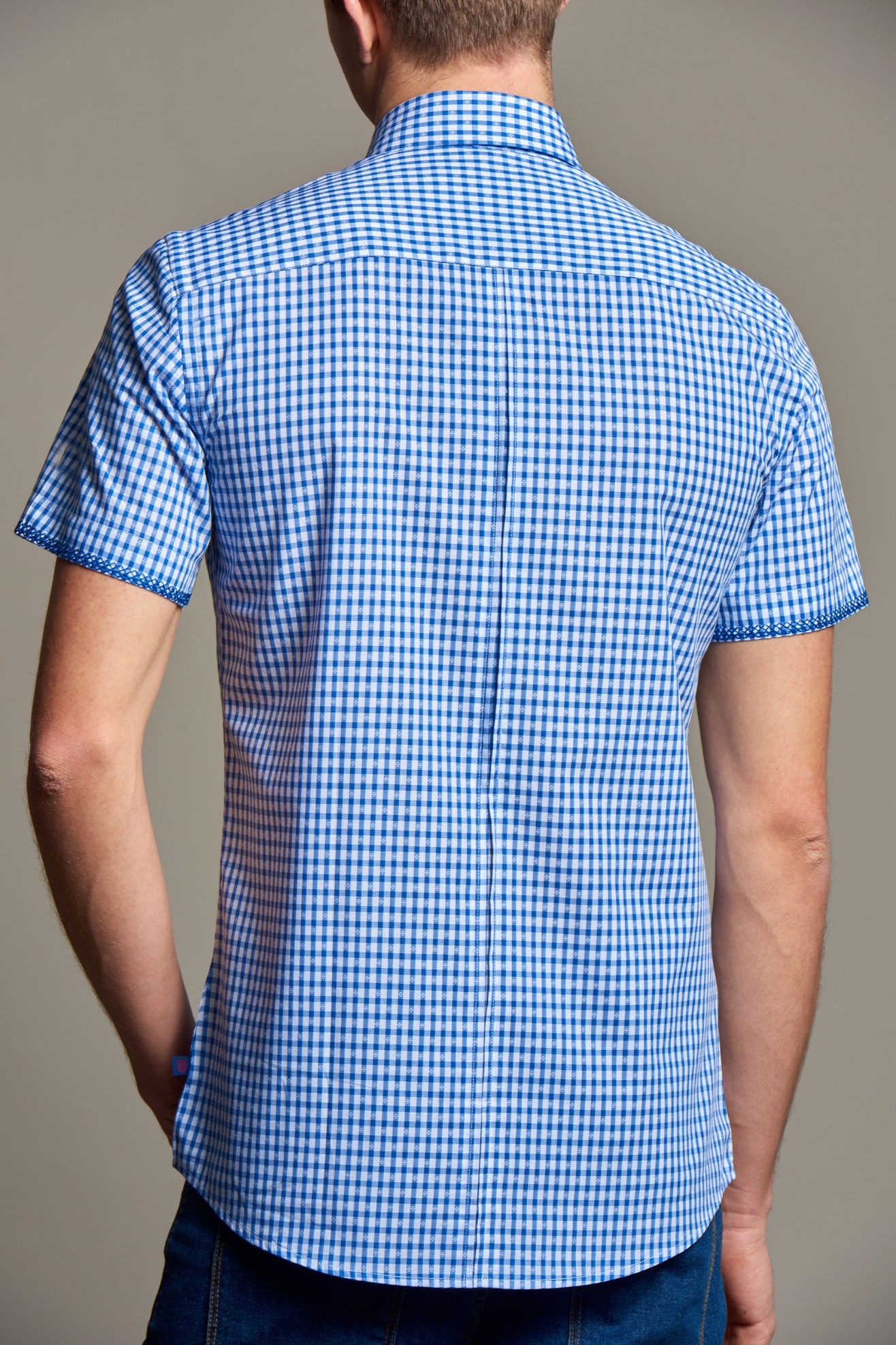 Camisa xadrez slim fit