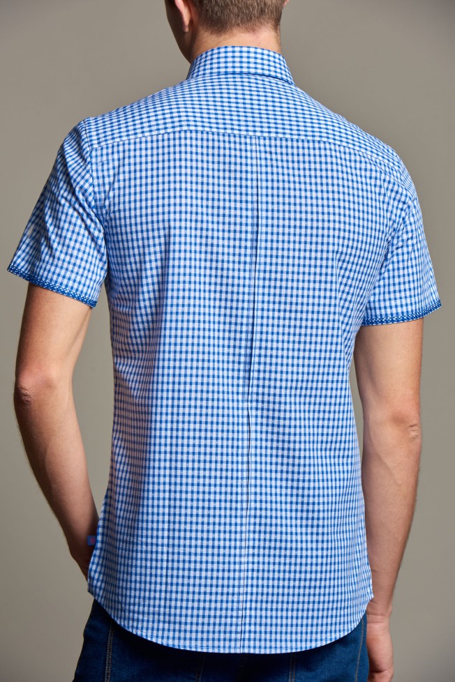 Camisa de cuadros slim fit  Camisa de cuadros slim fit