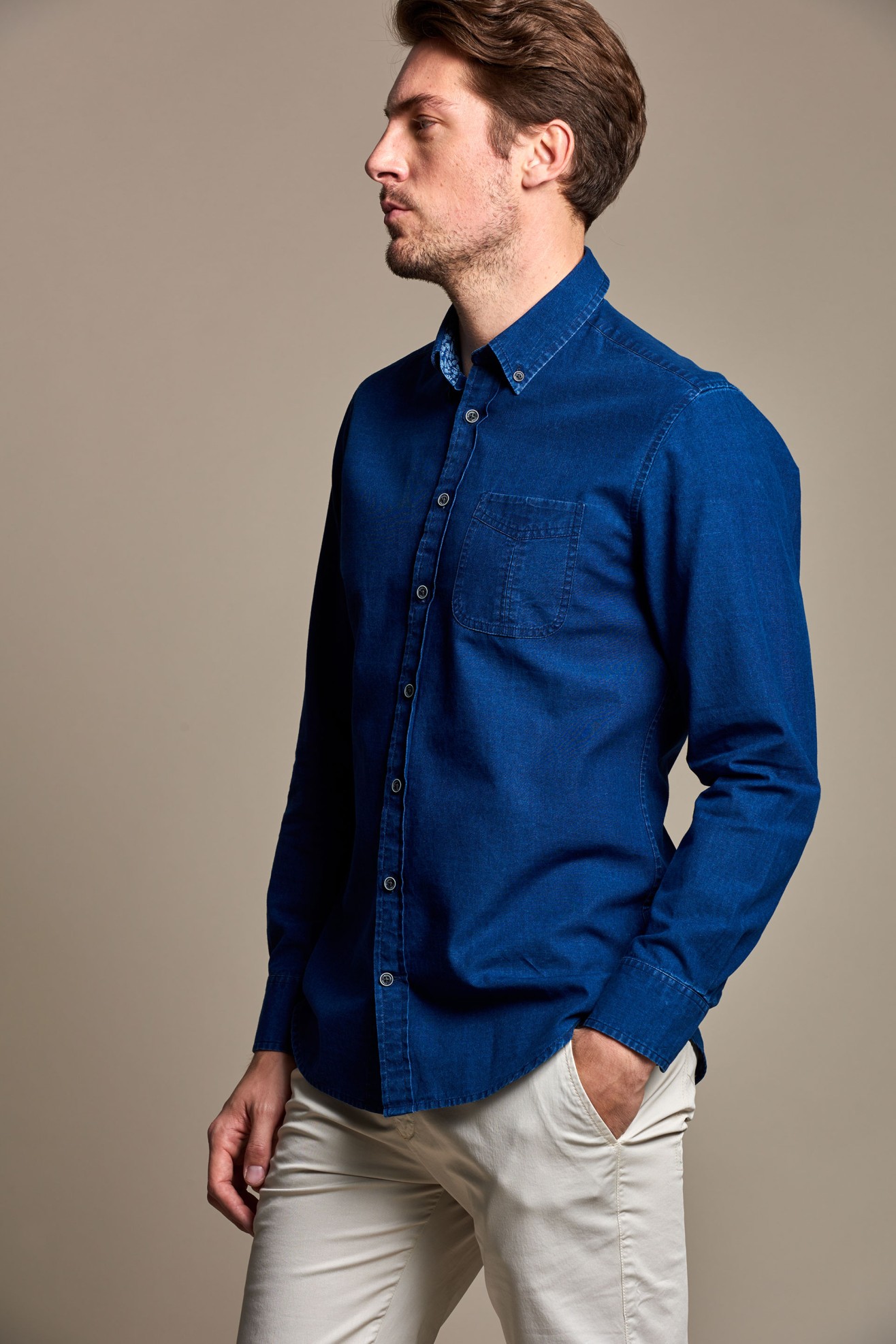 Camisa vaquera slim fit