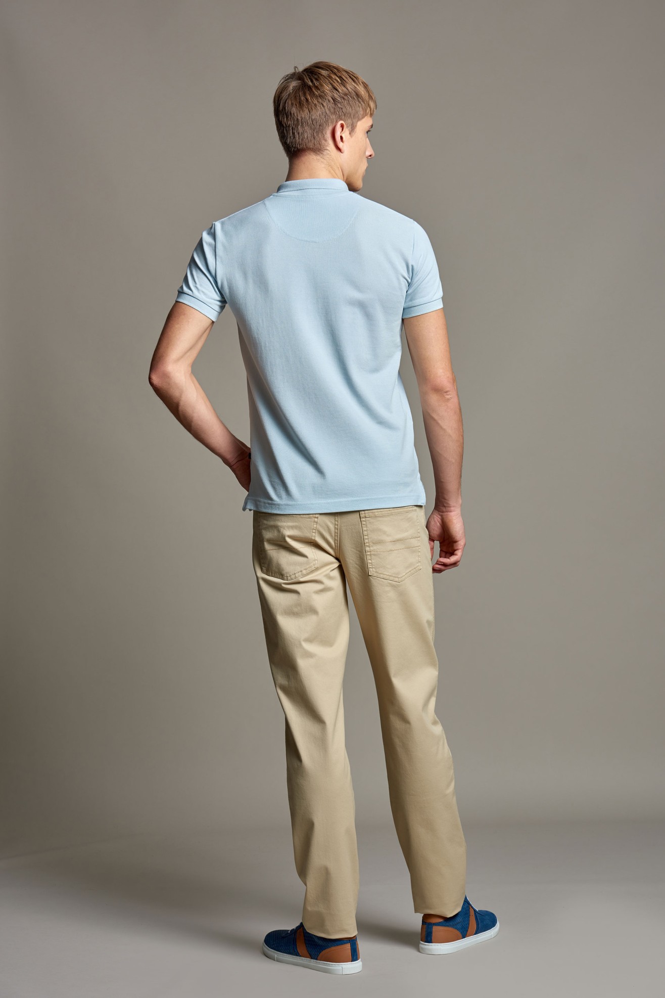 Pantaln de sarga con 5 bolsillos 