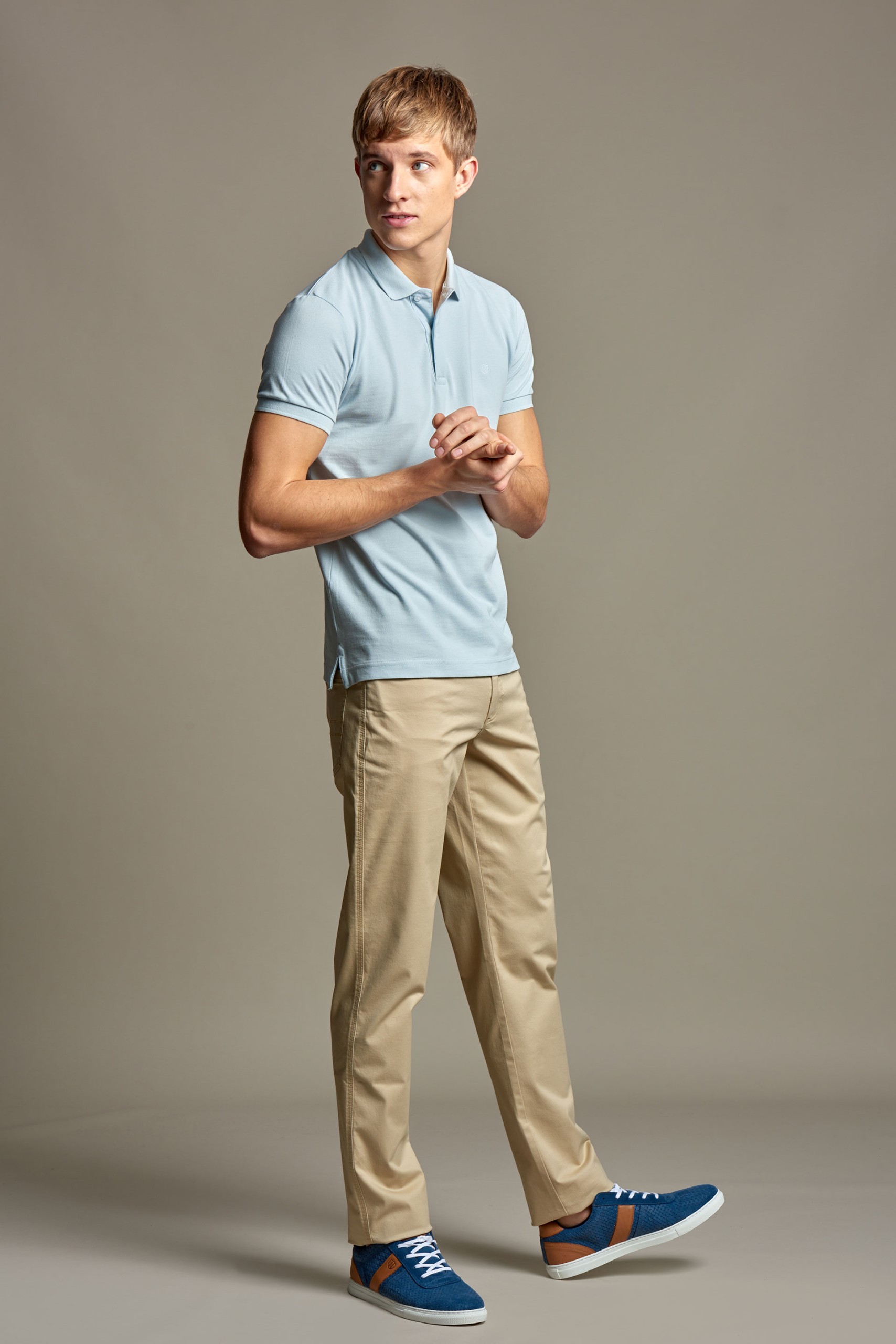 Pantalón de sarga con 5 bolsillos