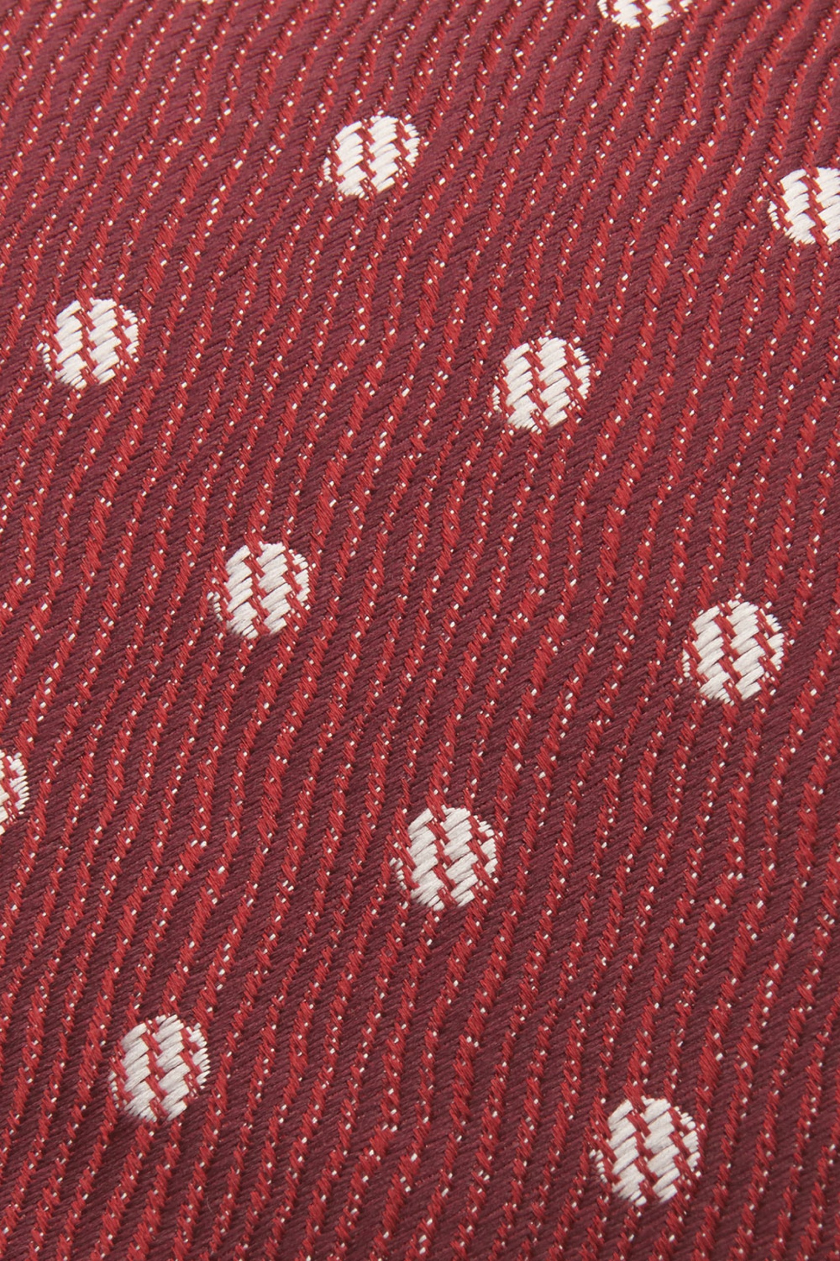 Corbata de lunares con textura