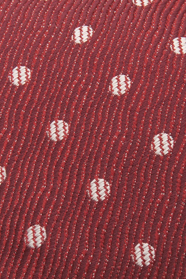 Gravata texturizada bolinhas