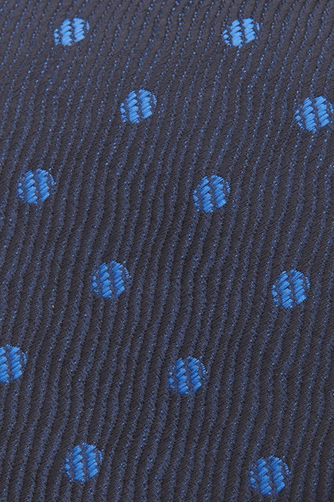 Corbata de lunares con textura  Corbata de lunares con textura