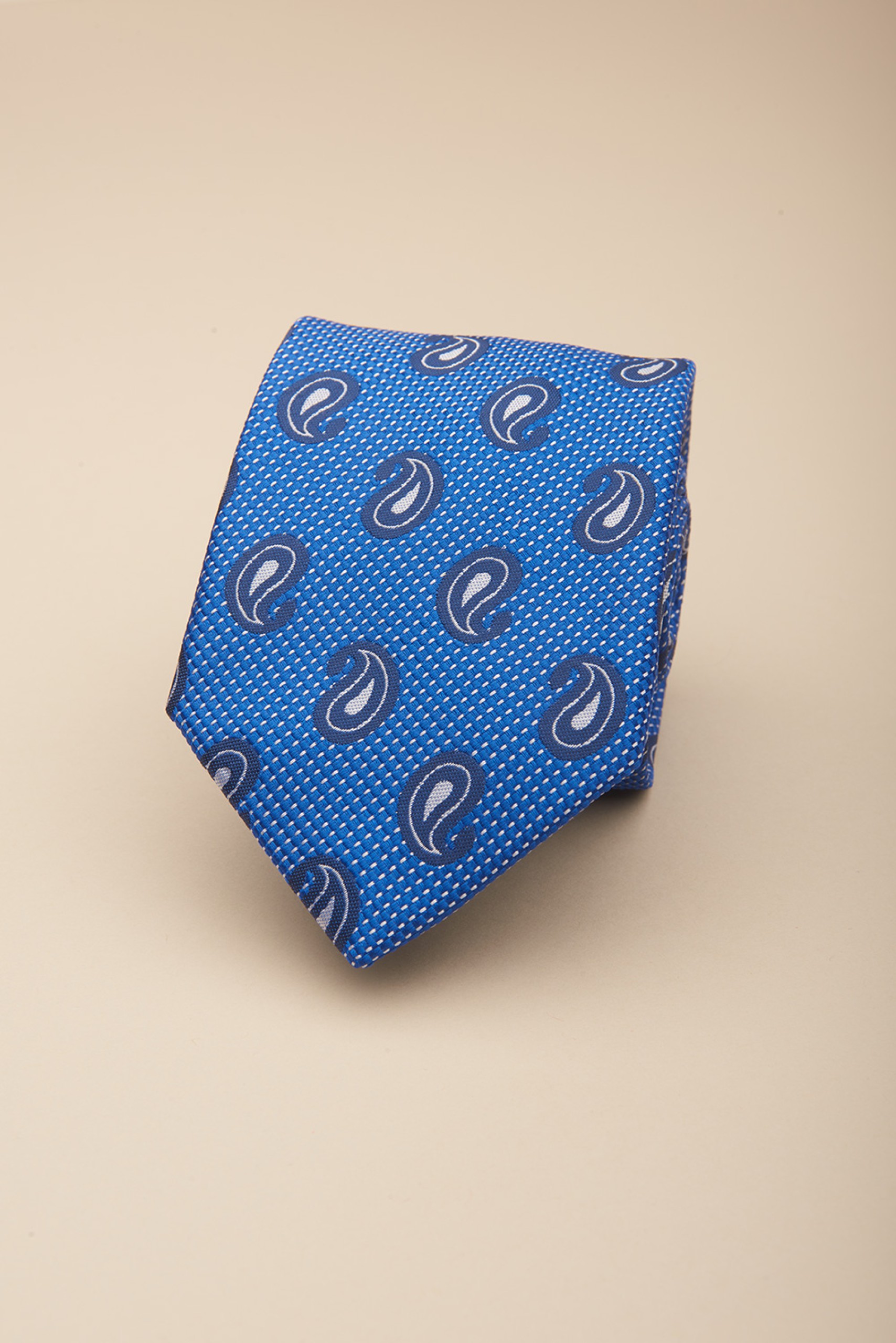 Corbata con estampado cornucopia