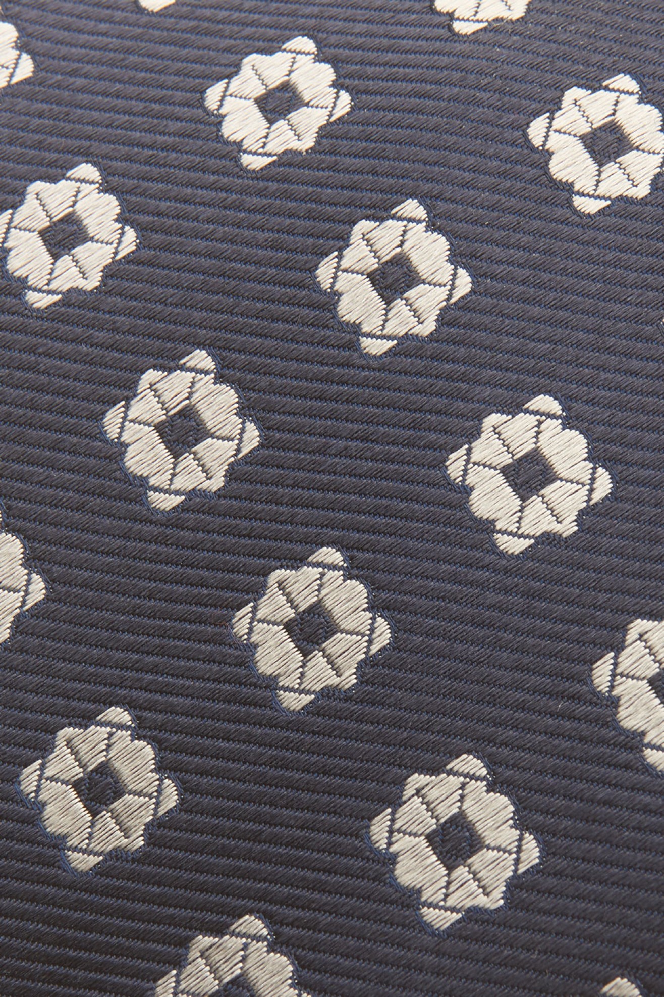 Corbata de seda estampada 