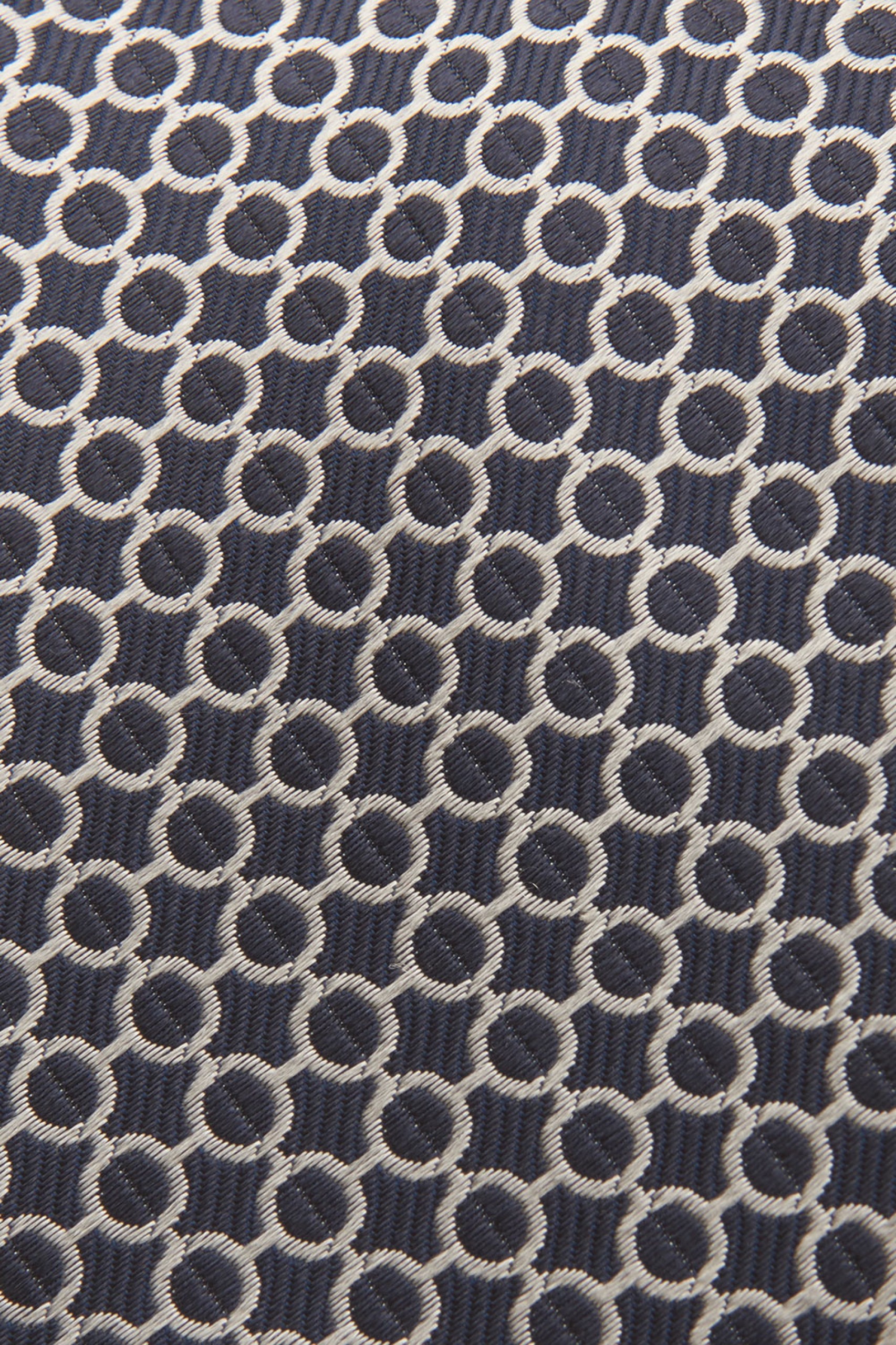 Corbata de seda estampada