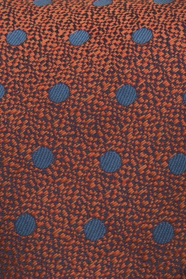 Corbata de lunares con textura  Corbata de lunares con textura