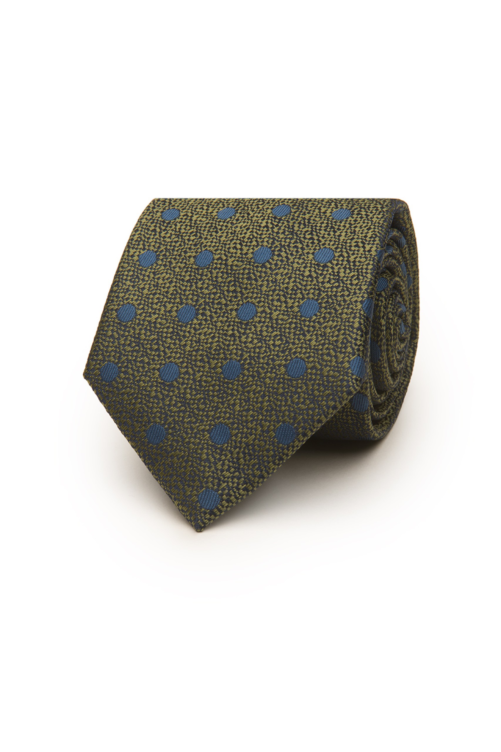 Corbata de lunares con textura