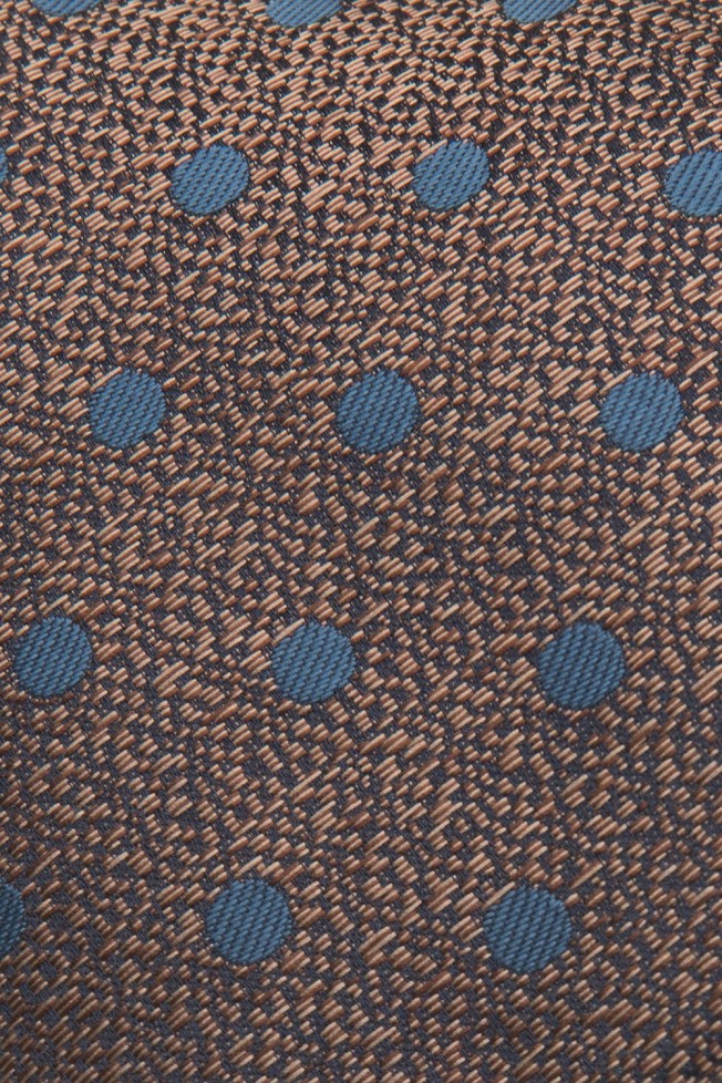 Corbata de lunares con textura  Corbata de lunares con textura