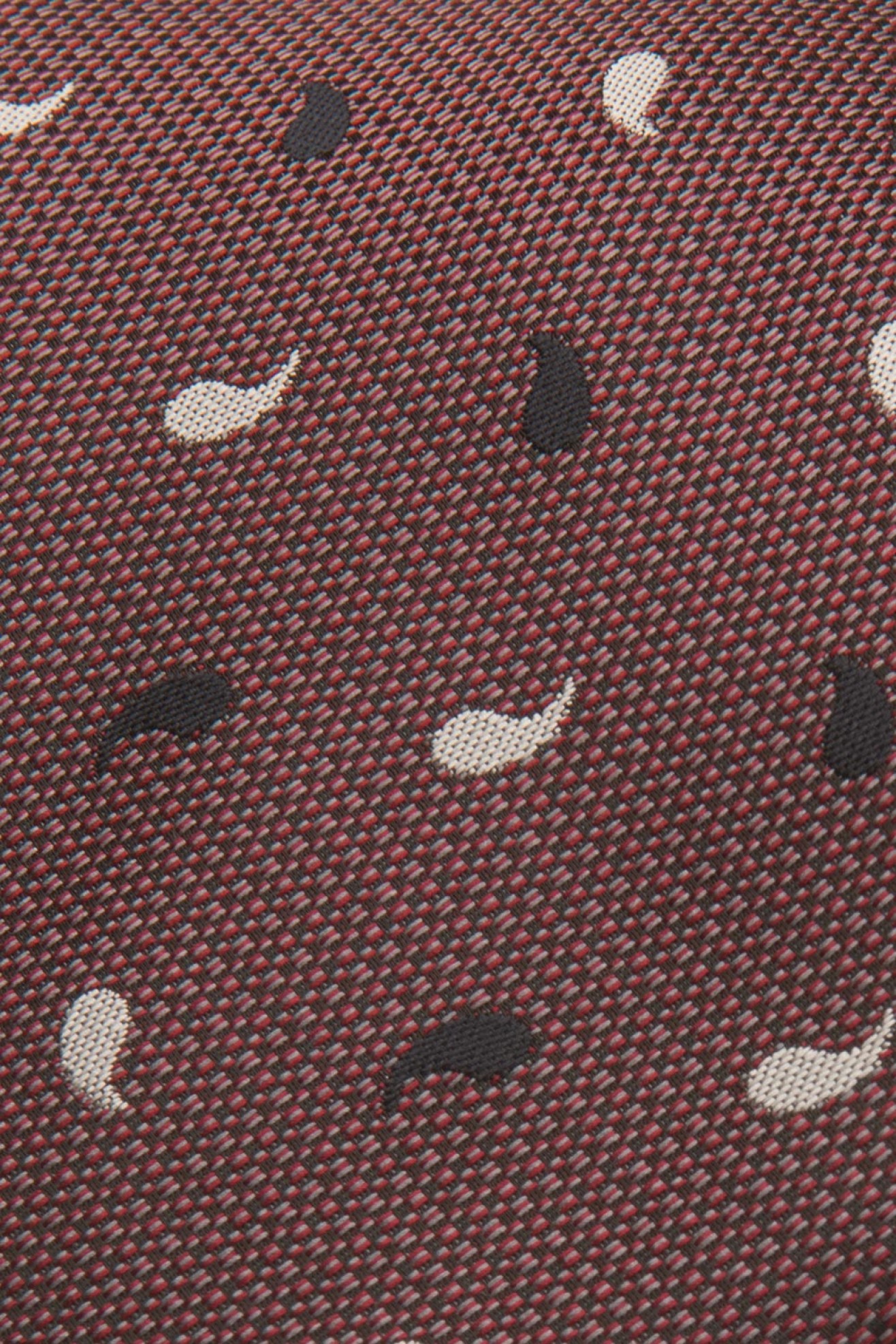 Corbata con estampado cornucopia