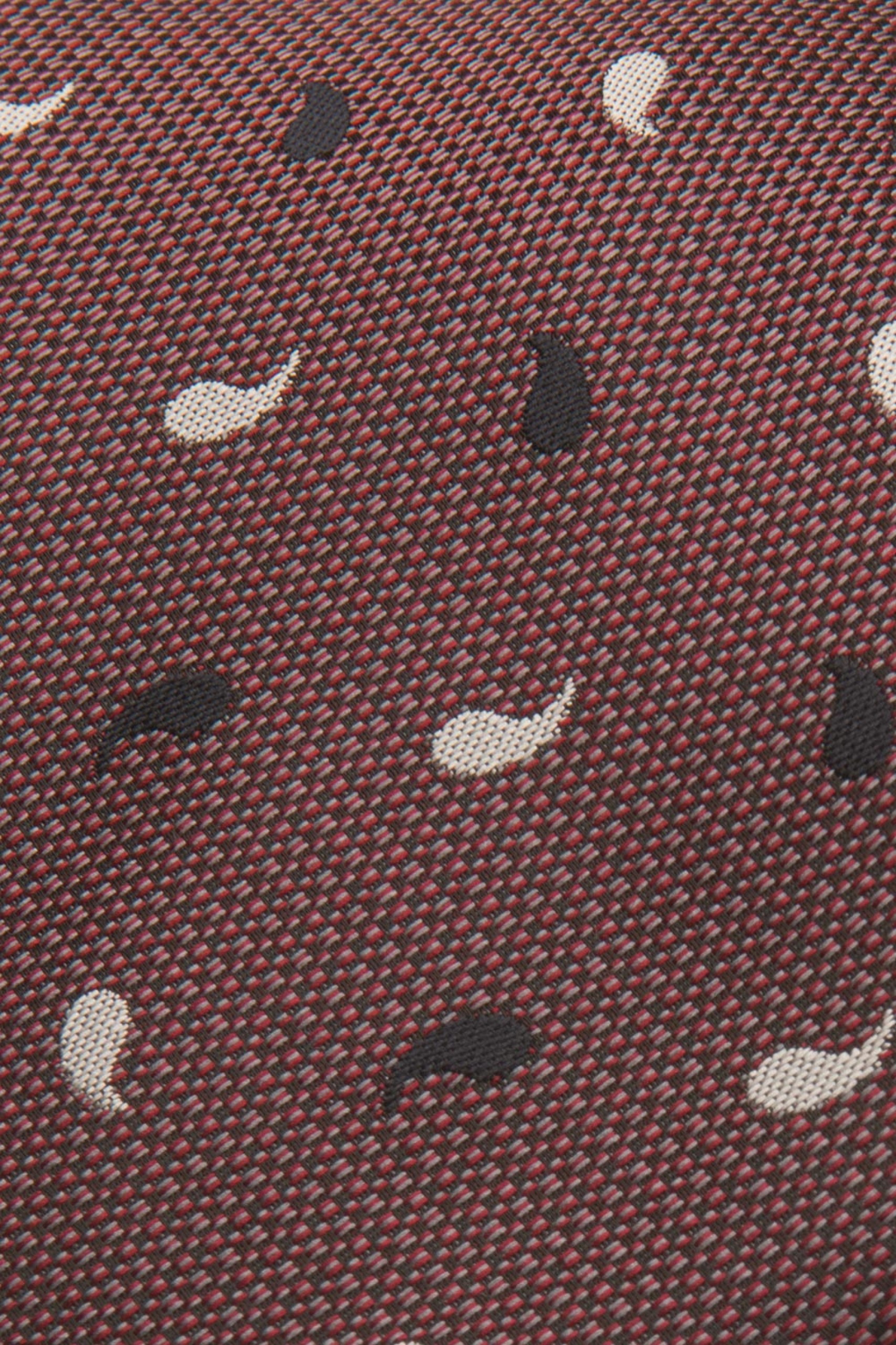 Corbata con estampado cornucopia