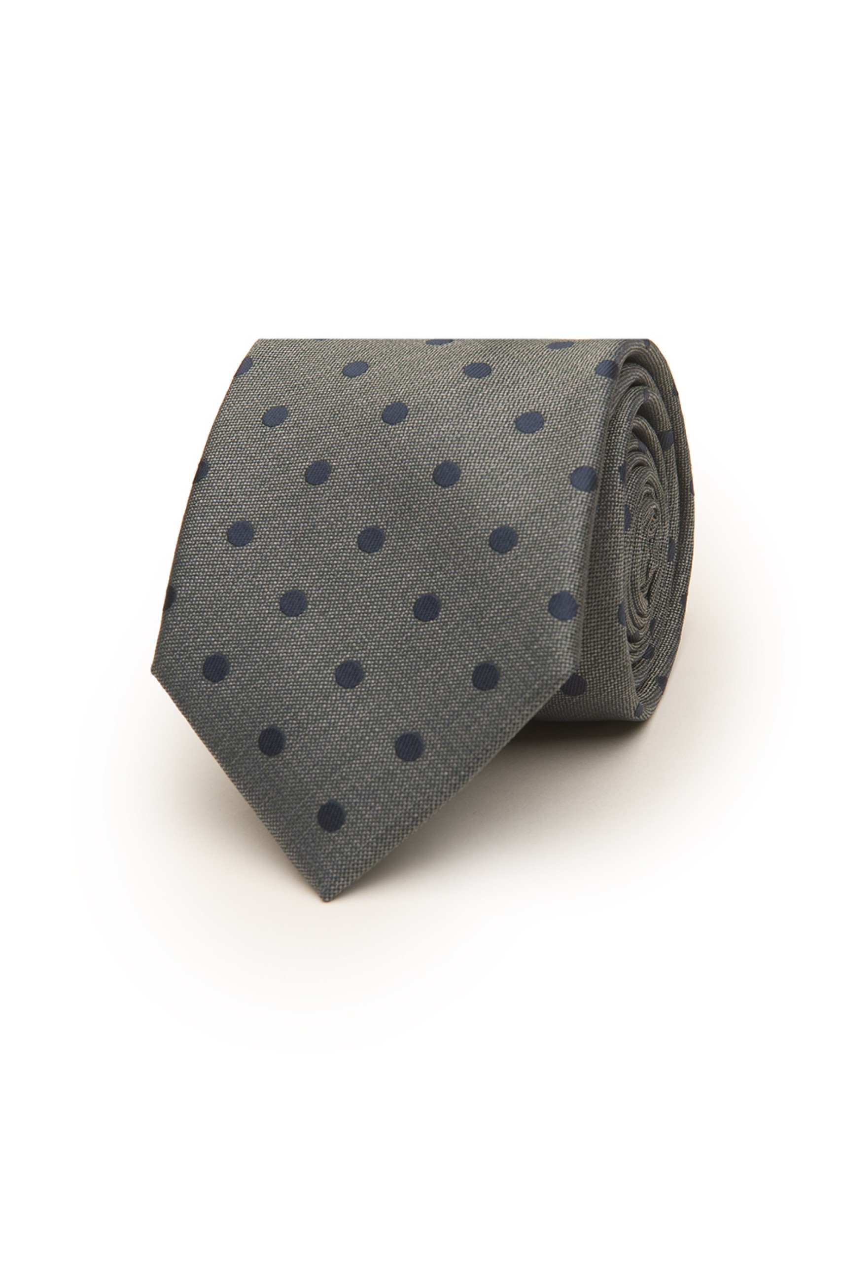 Corbata de lunares con textura