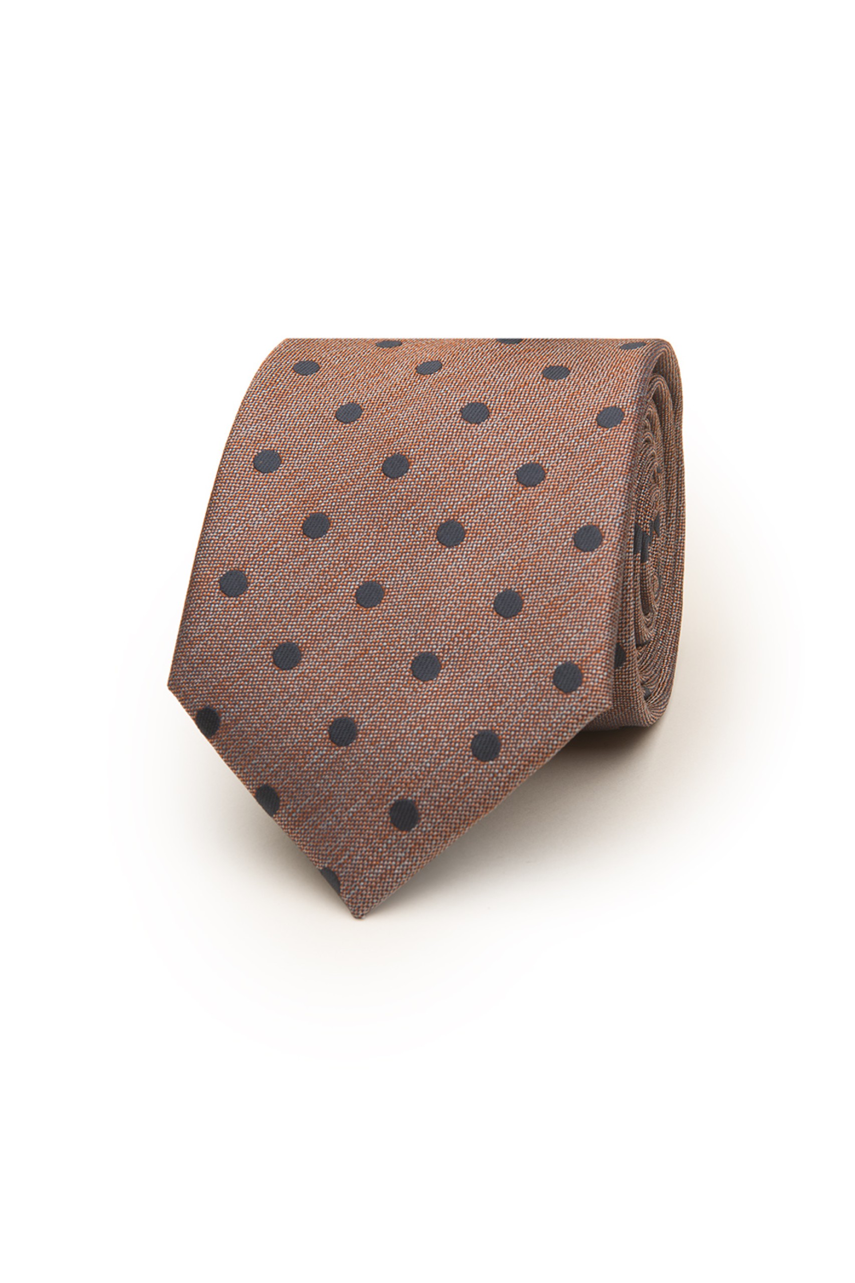 Corbata de lunares con textura