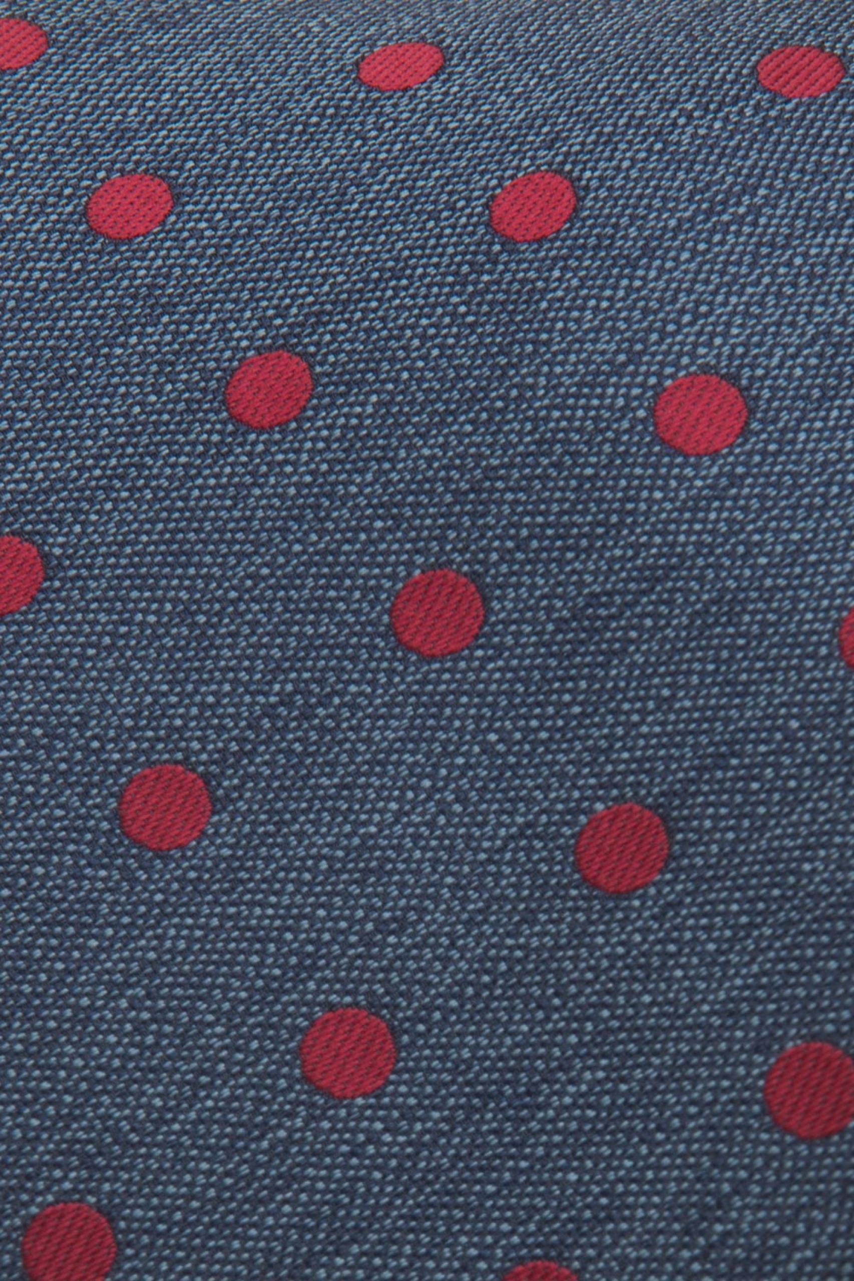 Corbata de lunares con textura