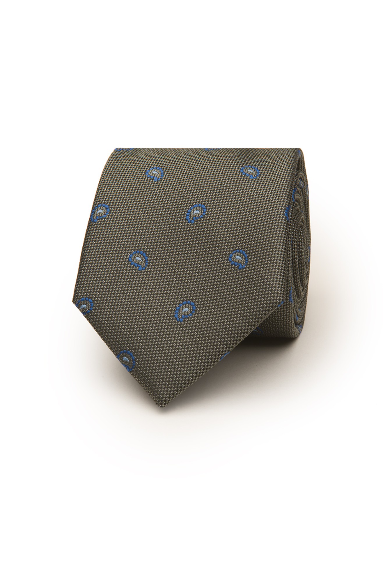 Corbata cornucopia con textura