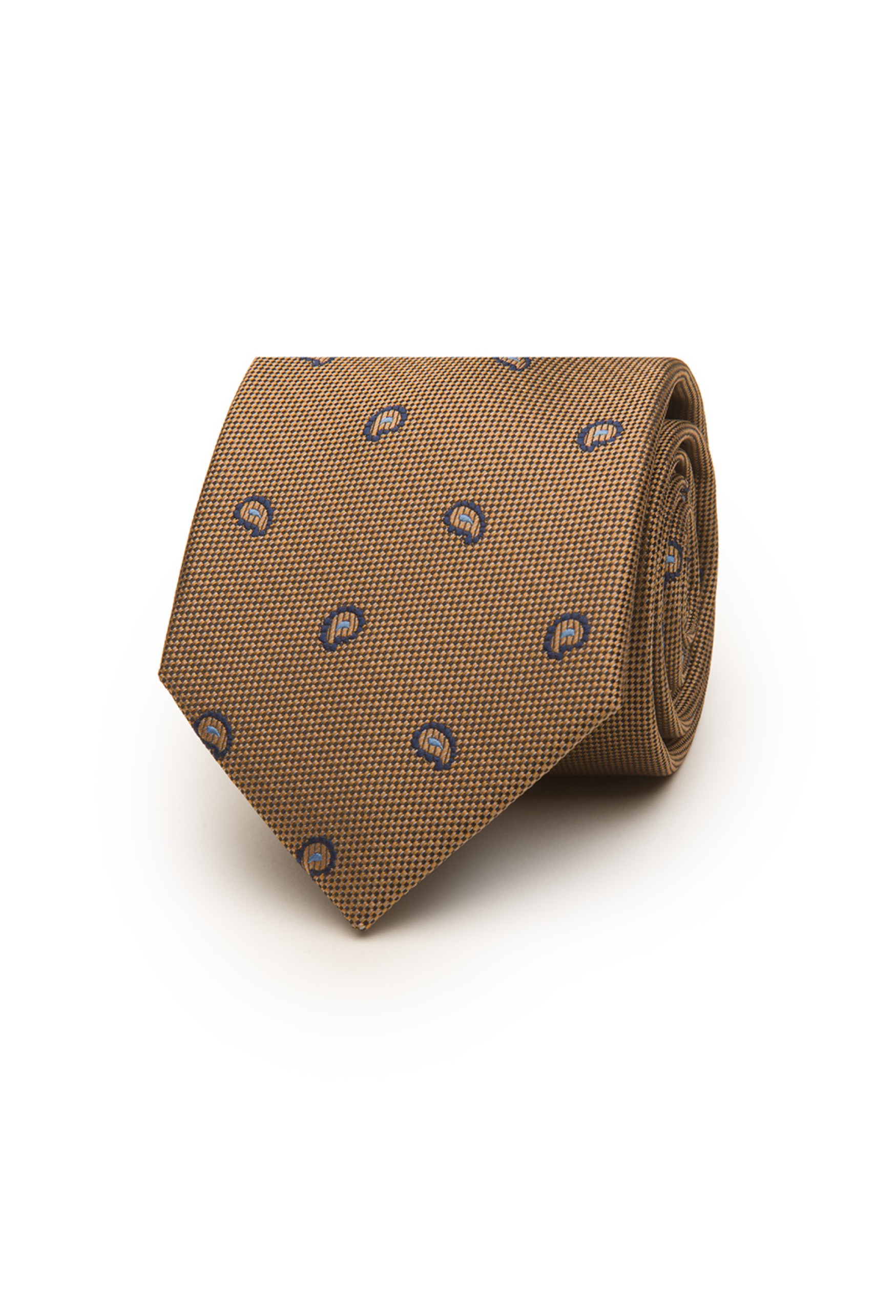 Corbata cornucopia con textura