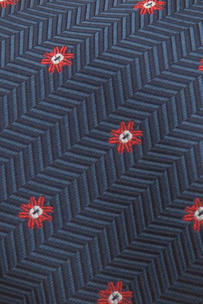 Corbata de flores con textura Corbata de flores con textura