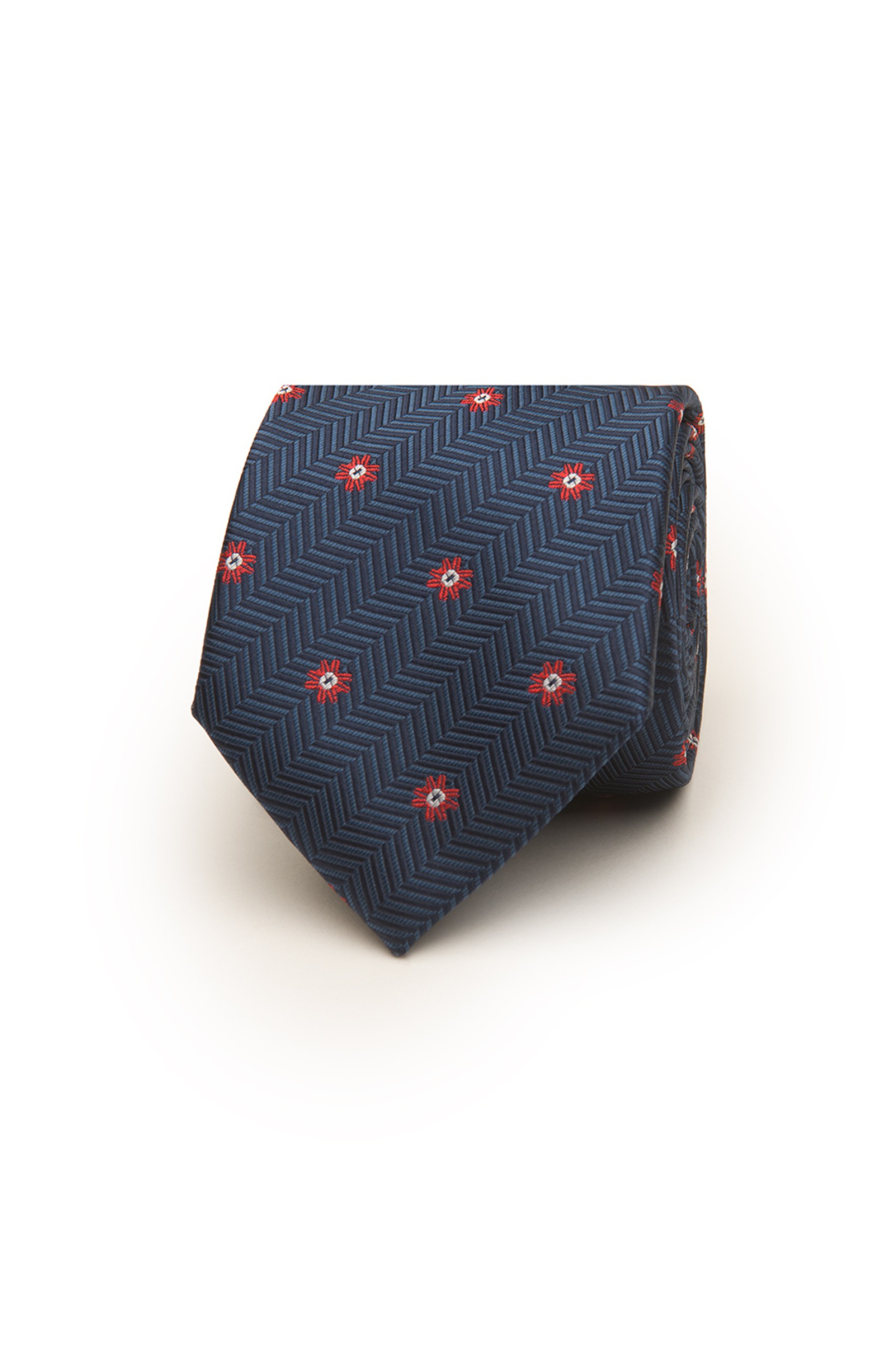 Corbata de flores con textura