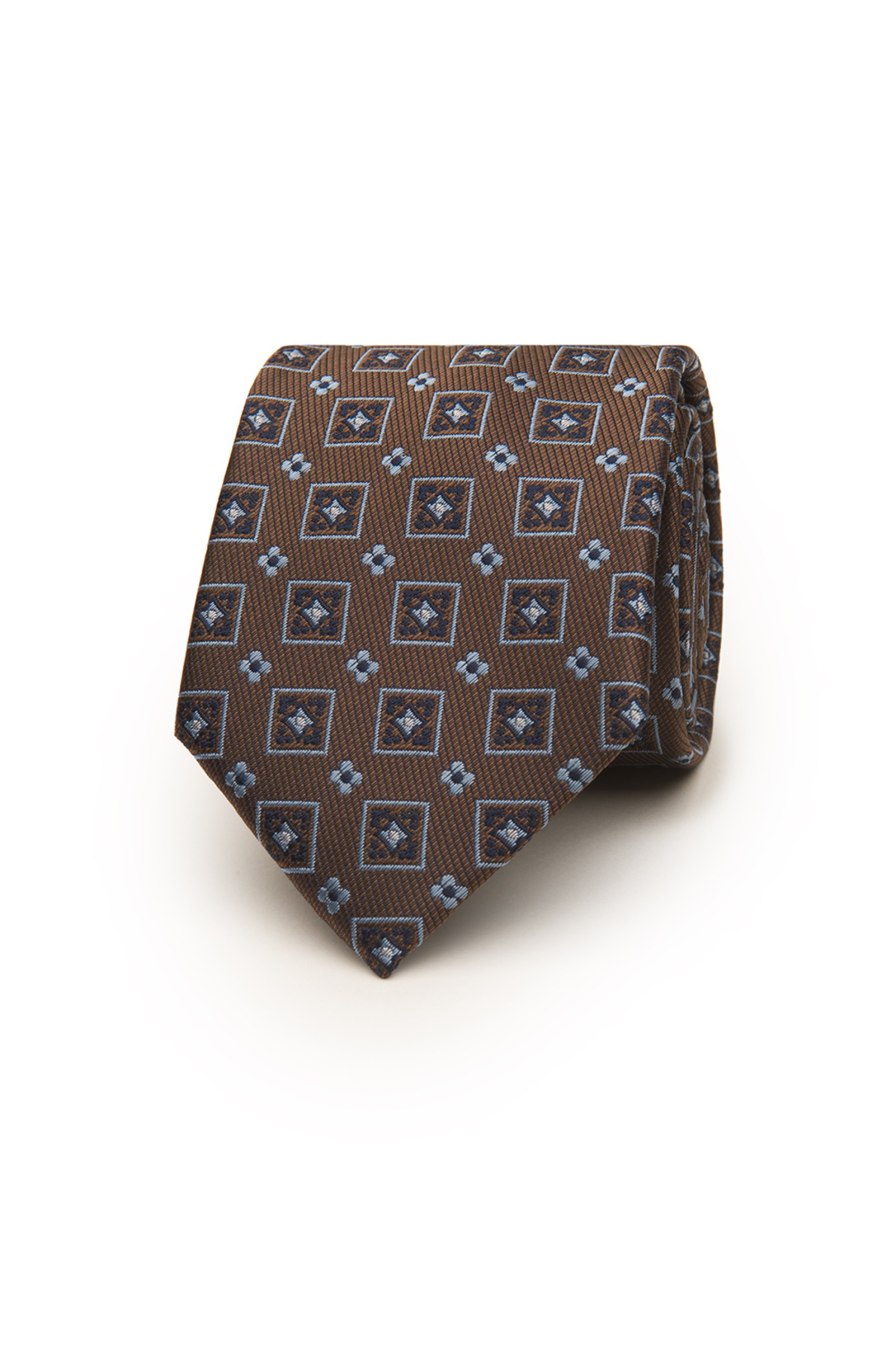 Corbata con estampado de flores