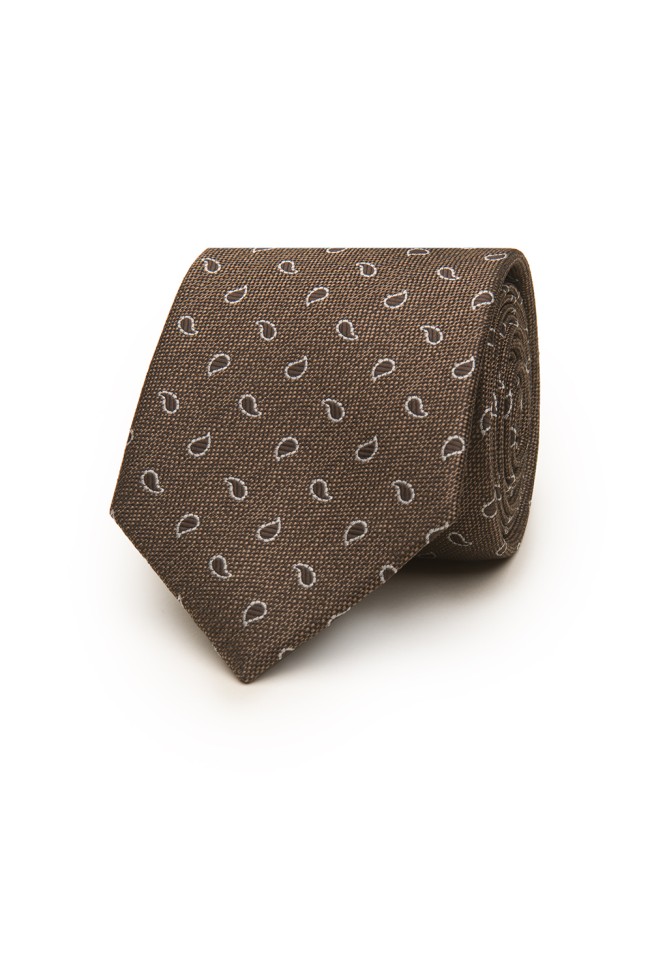 Corbata cornucopia con textura  Corbata cornucopia con textura