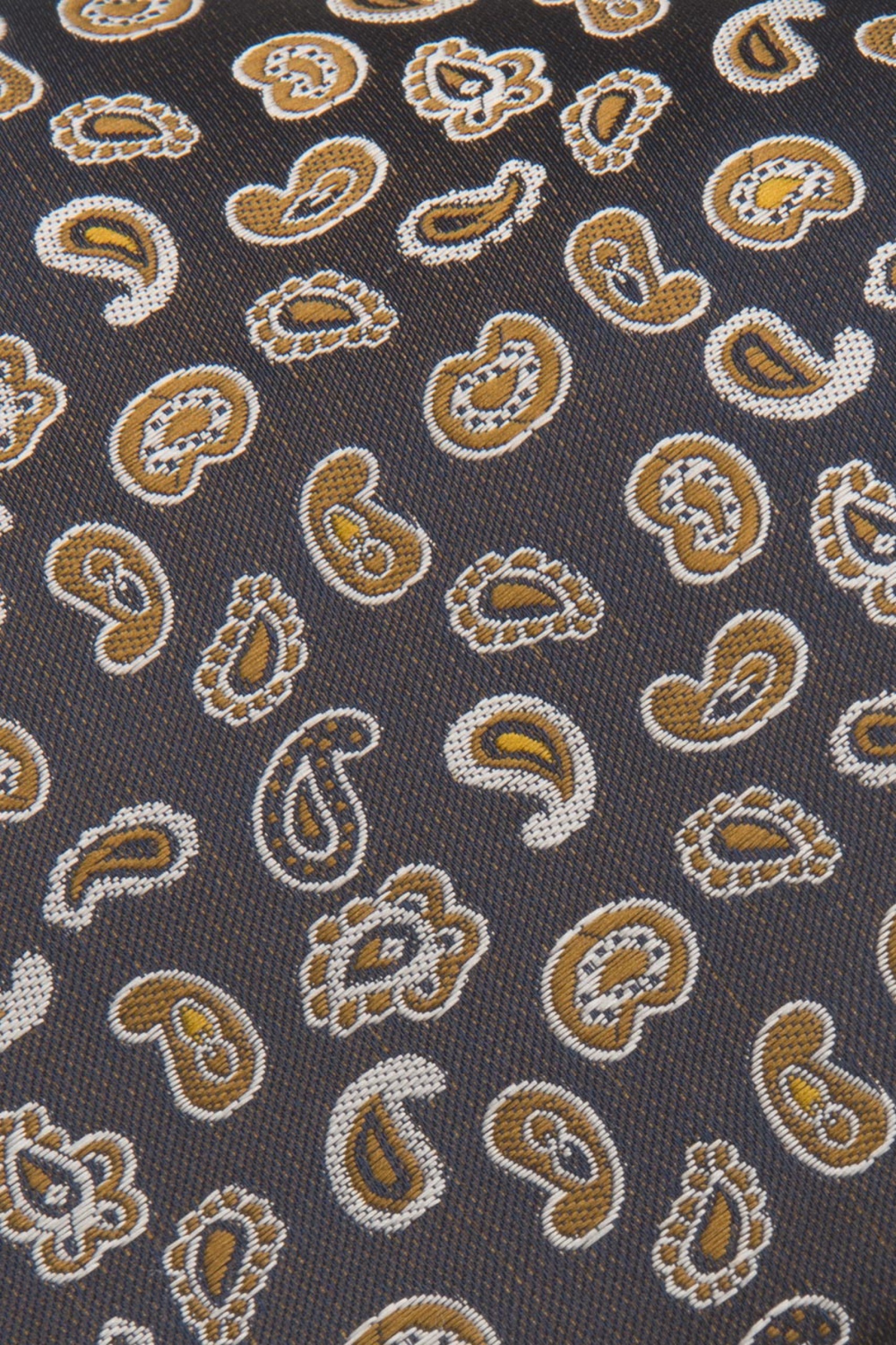 Corbata con estampado de cornucopia