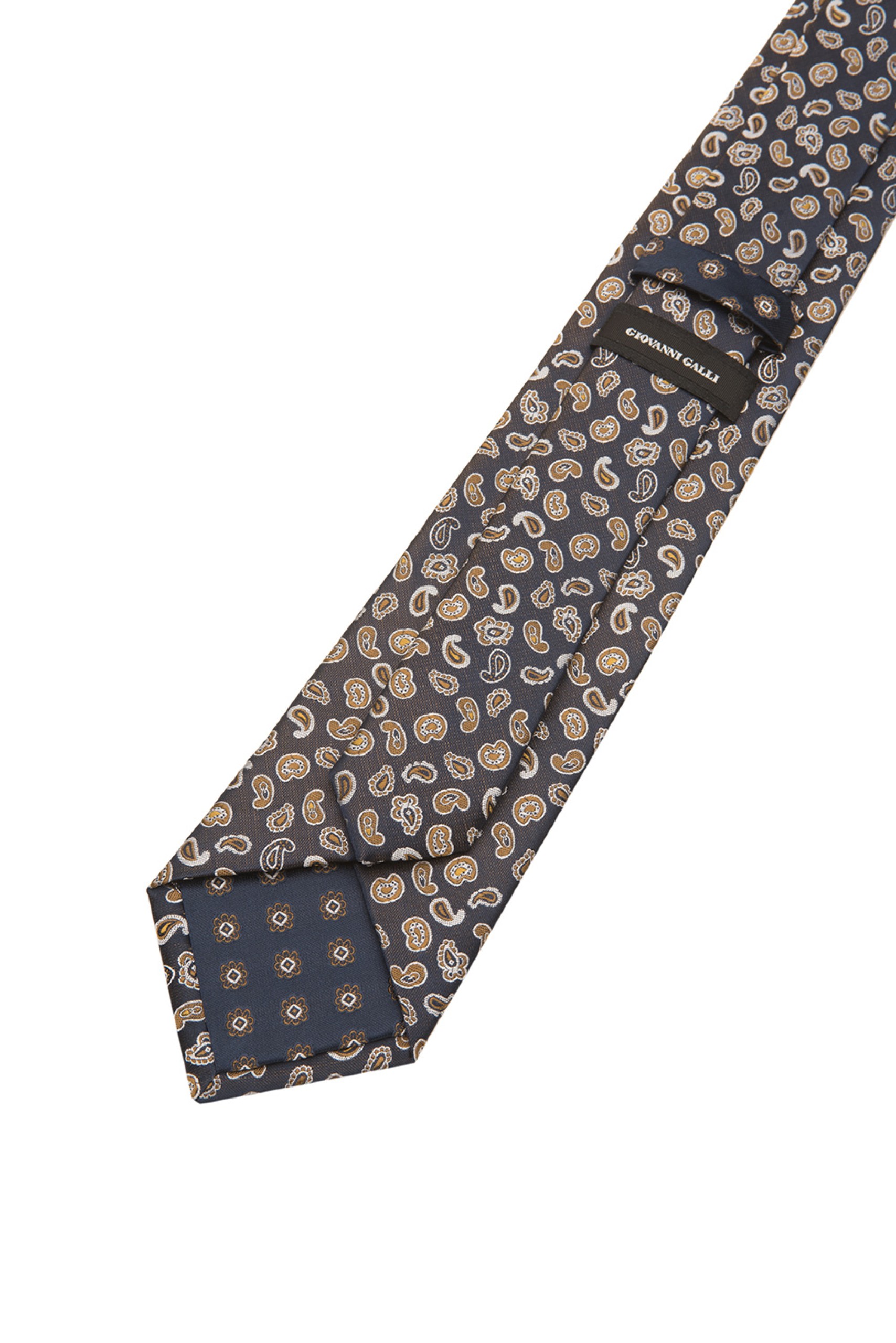 Corbata con estampado de cornucopia