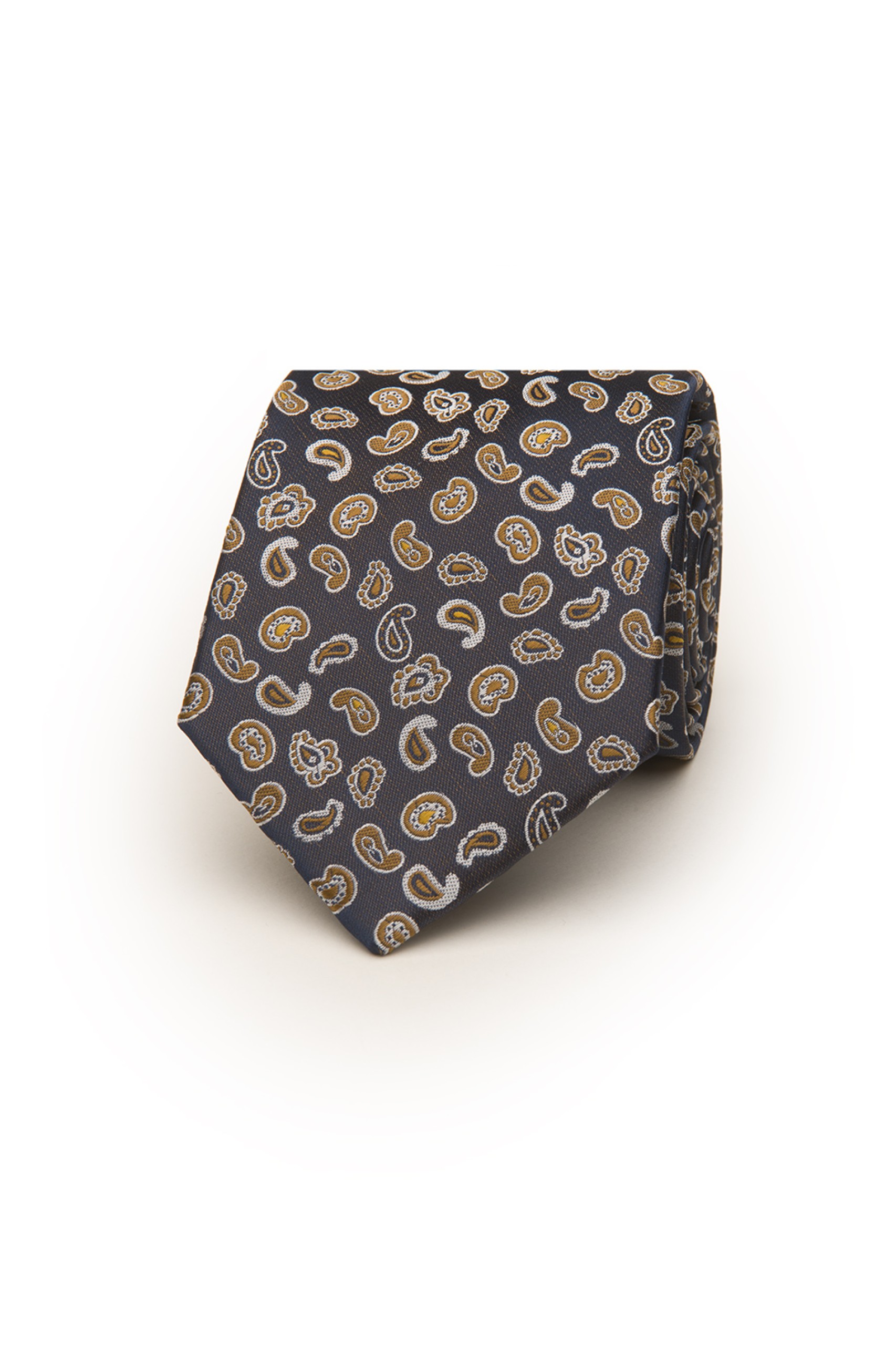 Corbata con estampado de cornucopia