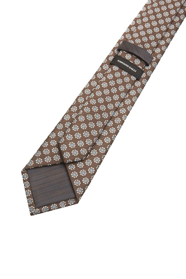 Corbata de flores con textura Corbata de flores con textura
