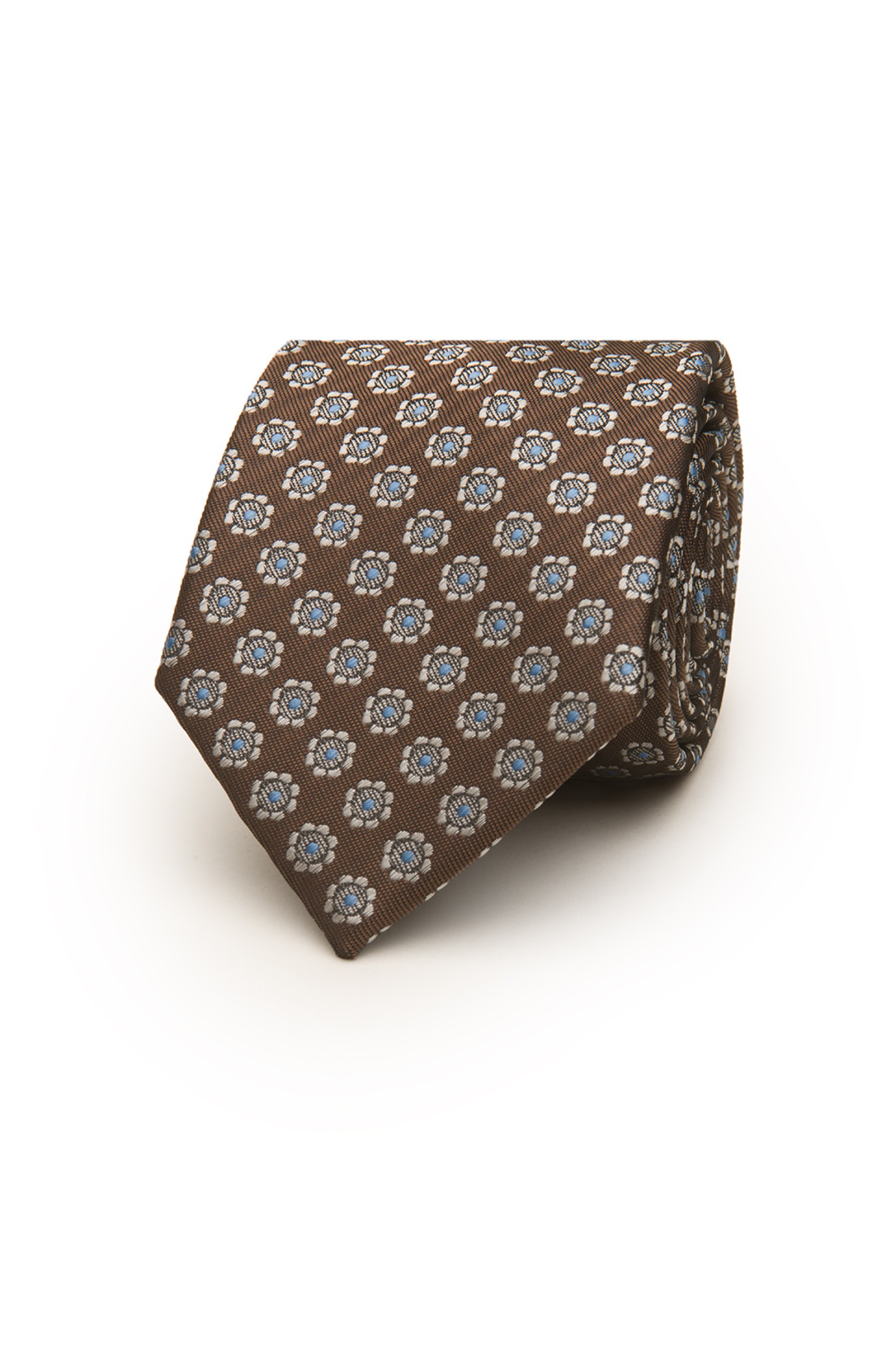 Corbata de flores con textura