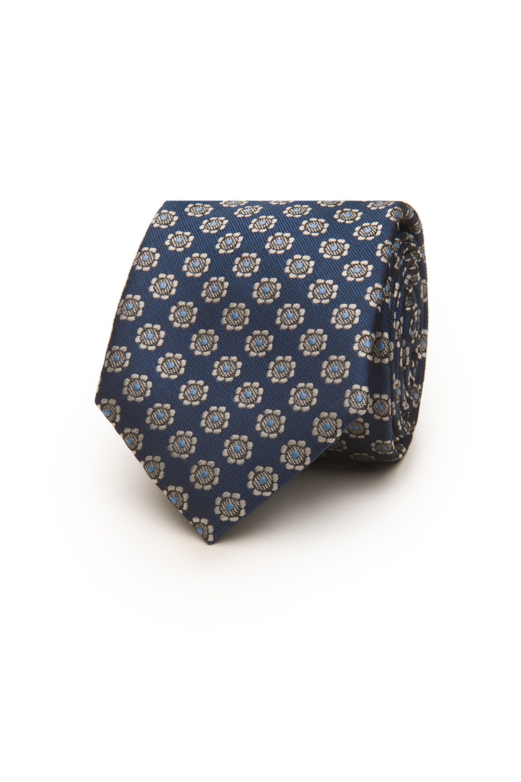 Corbata de flores con textura