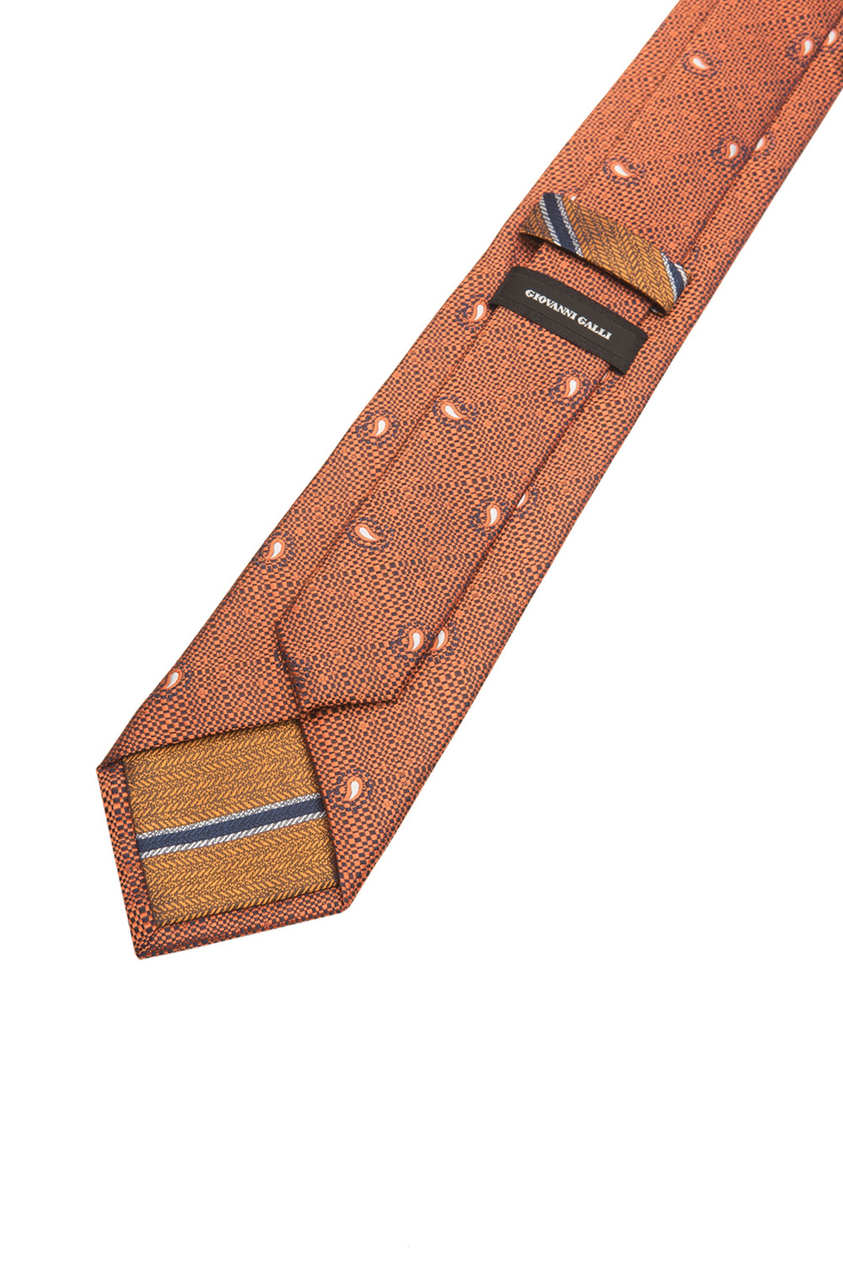 Corbata cornucopia con textura