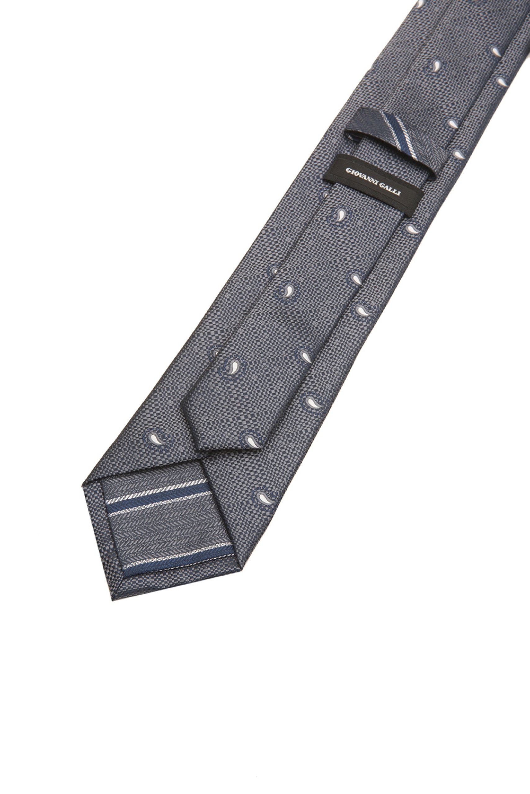 Corbata cornucopia con textura