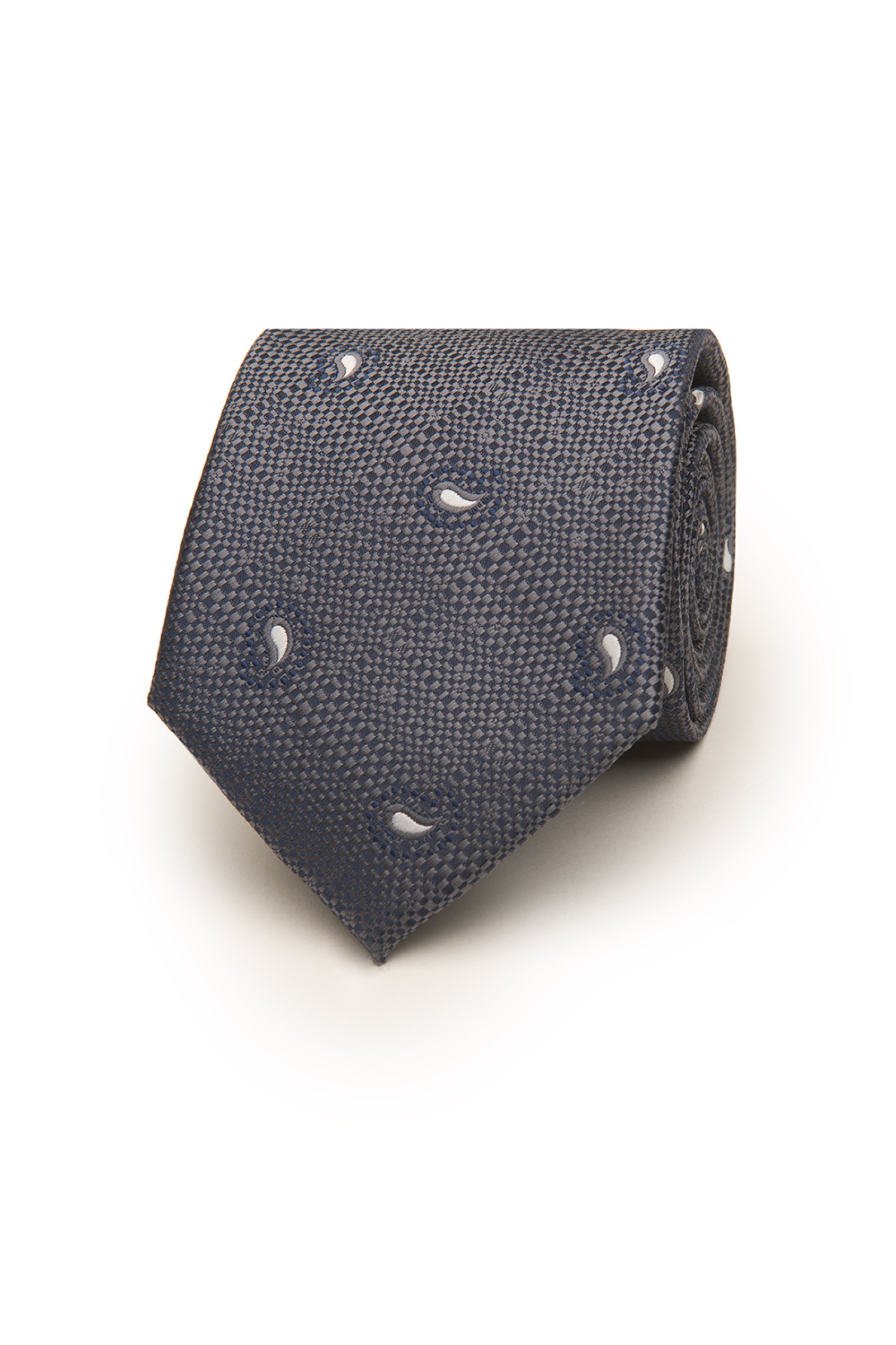 Corbata cornucopia con textura