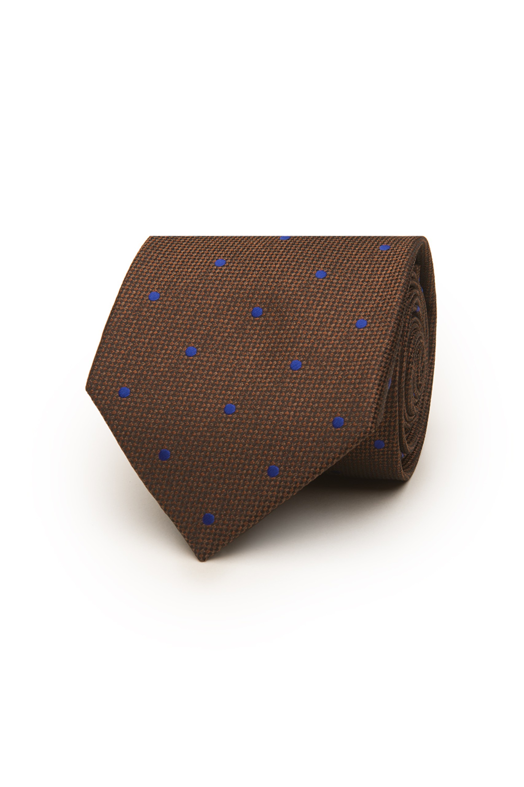 Corbata de lunares con textura