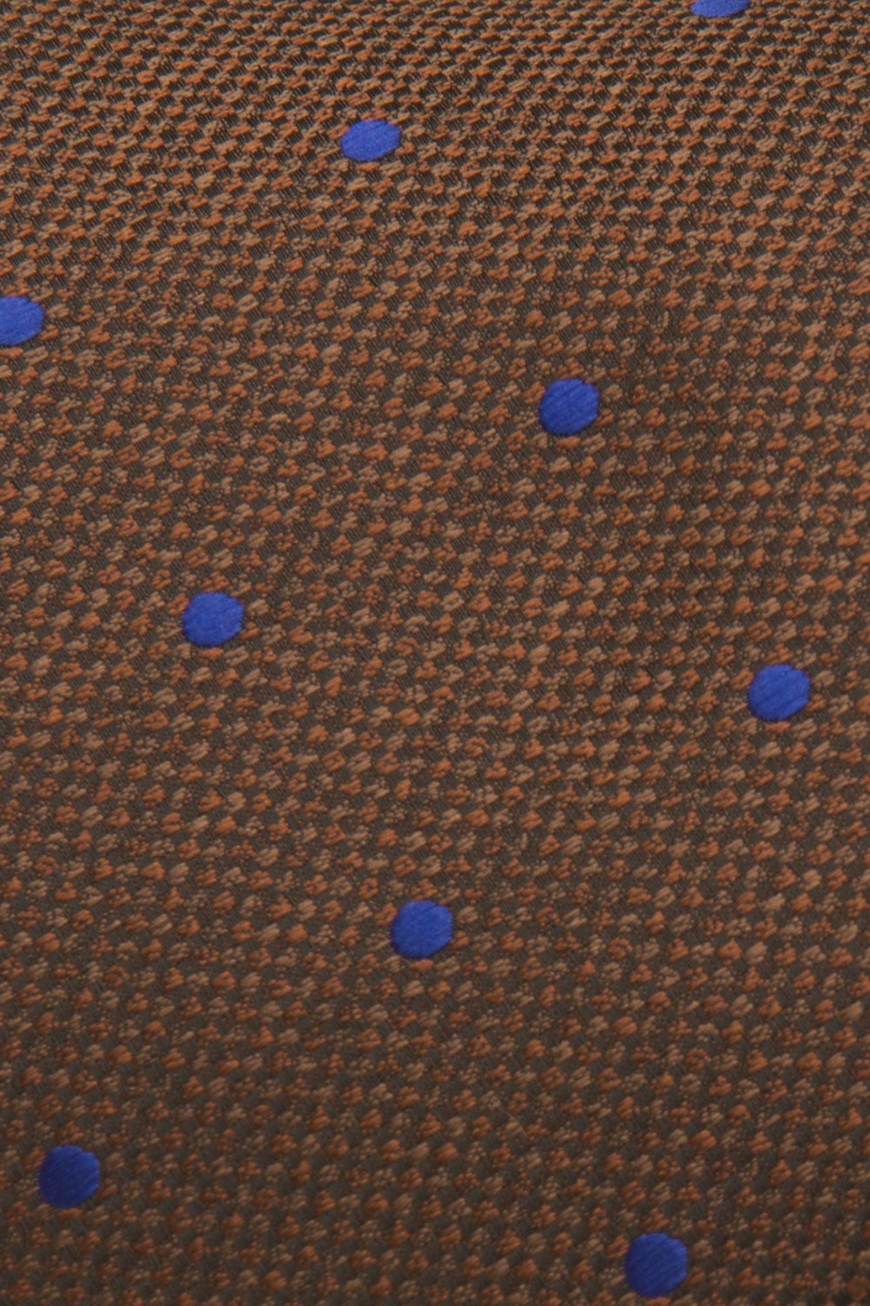 Corbata de lunares con textura