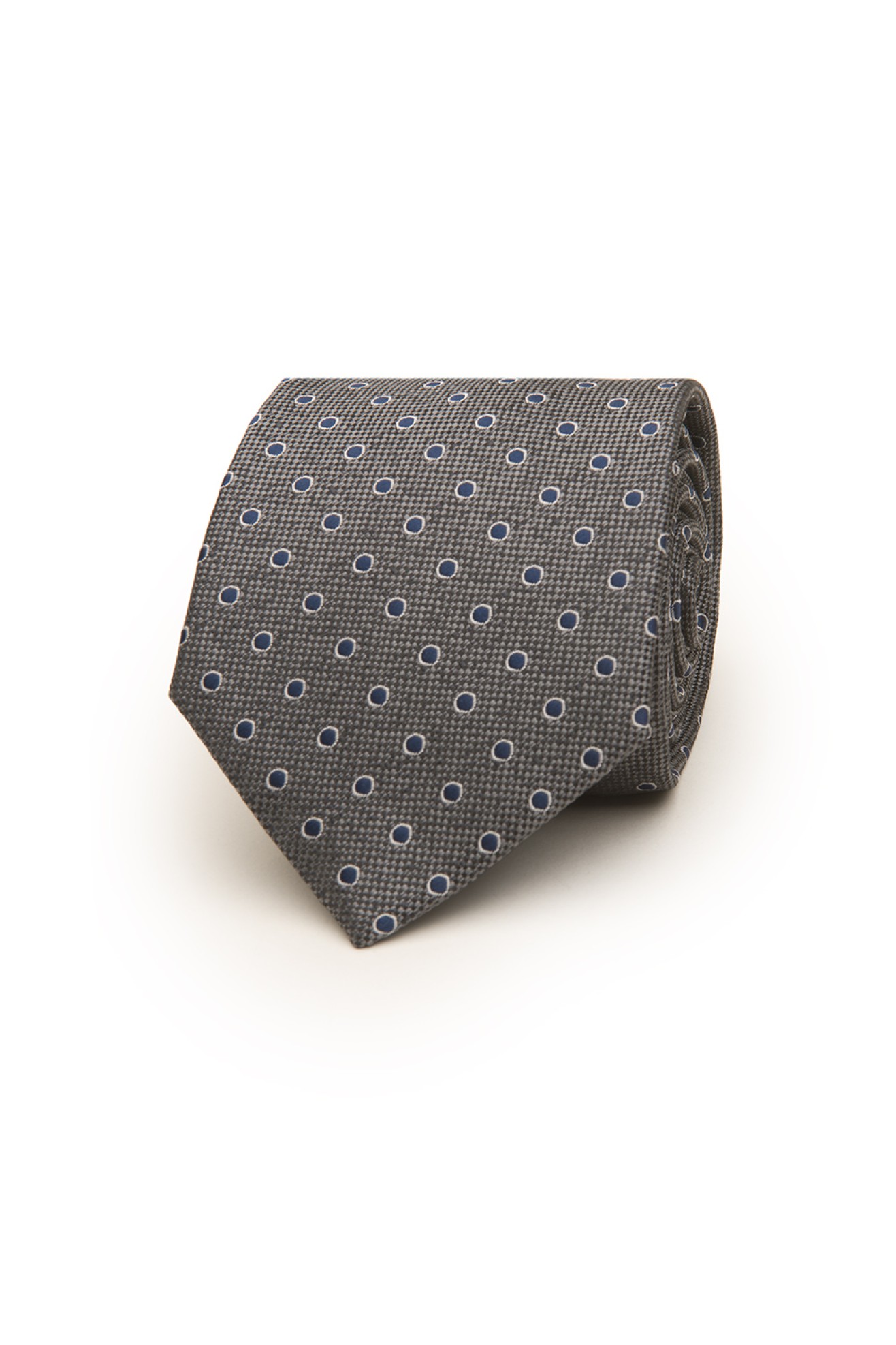 Corbata de lunares con textura