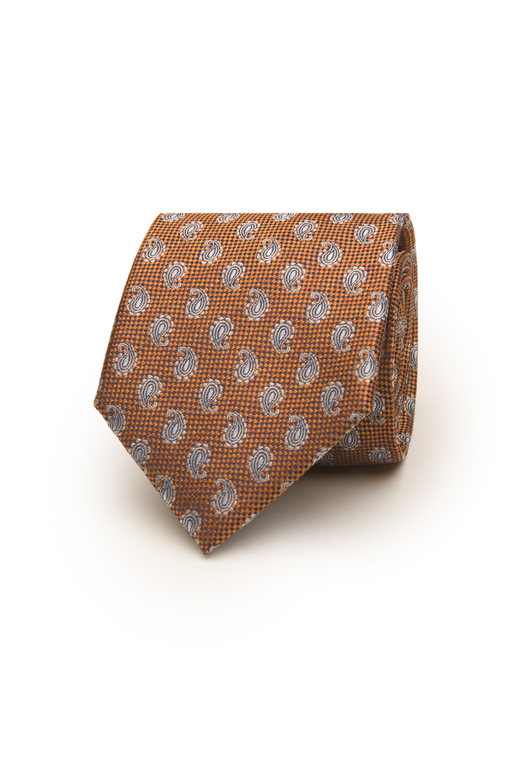 Corbata con estampado de cornucopia