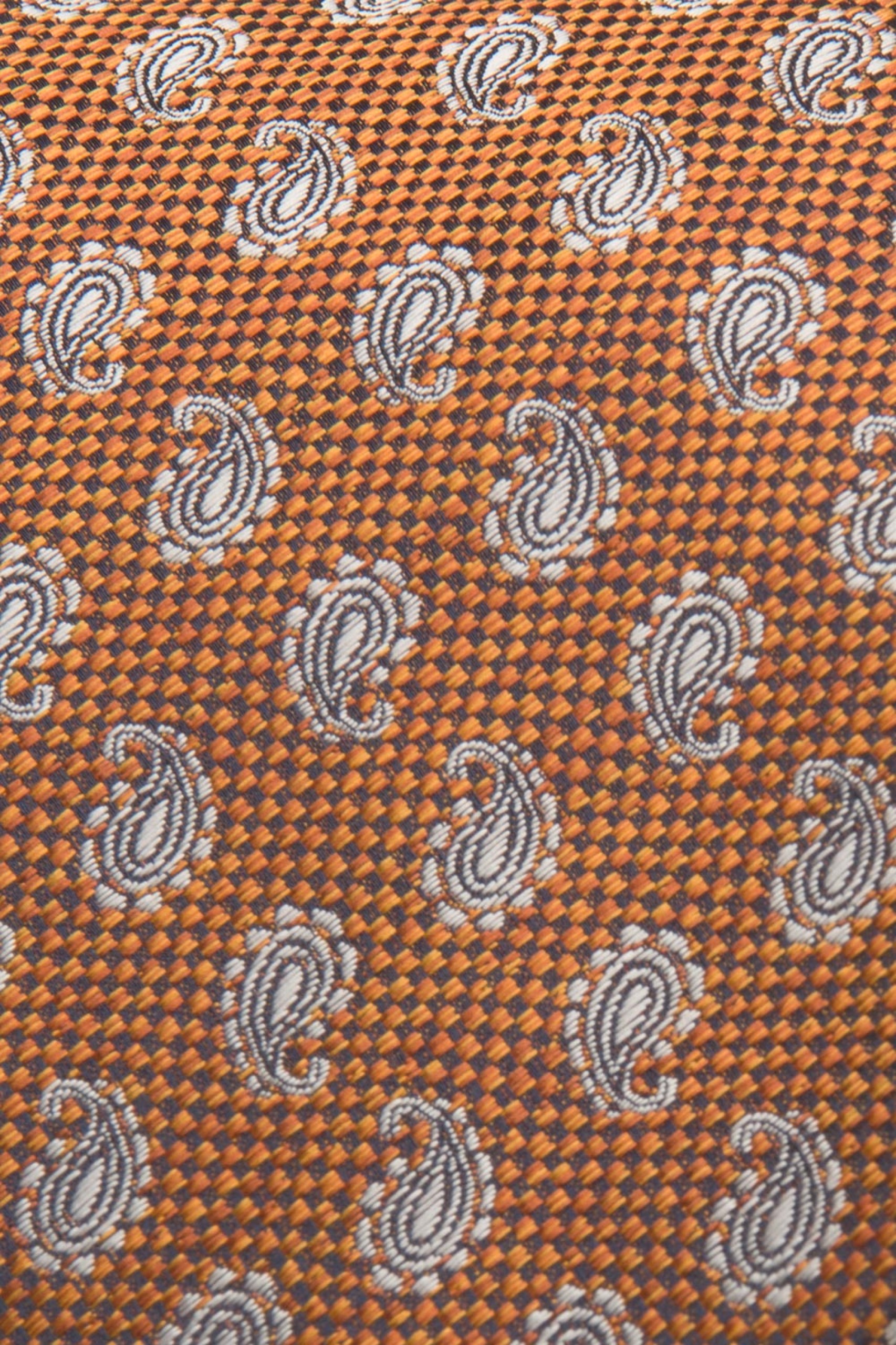 Corbata con estampado de cornucopia