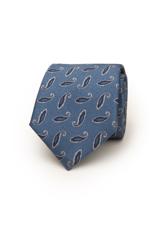 Corbata con estampado cornucopia 