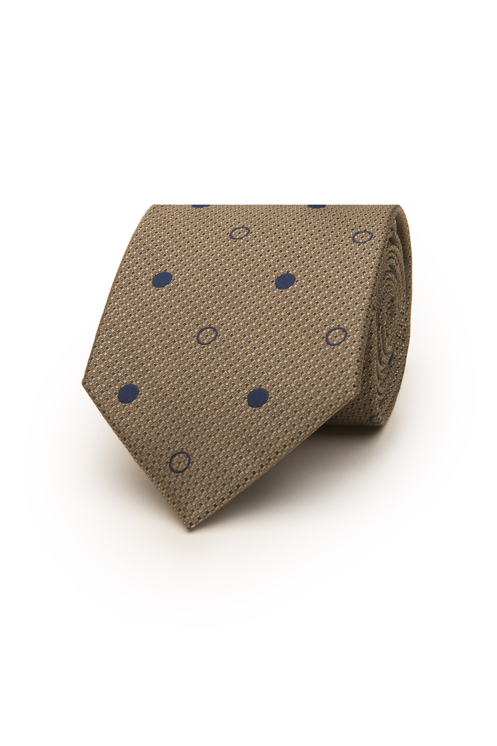 Corbata con textura de lunares
