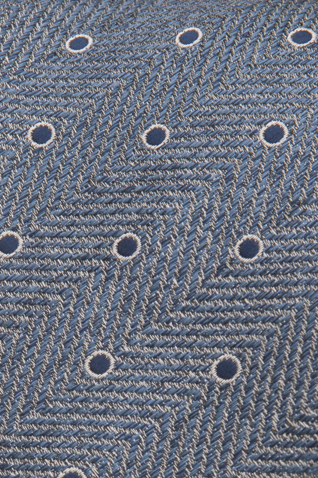 Corbata con textura de lunares
