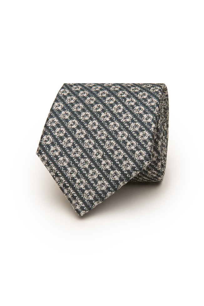 Corbata con textura estampada Corbata con textura estampada