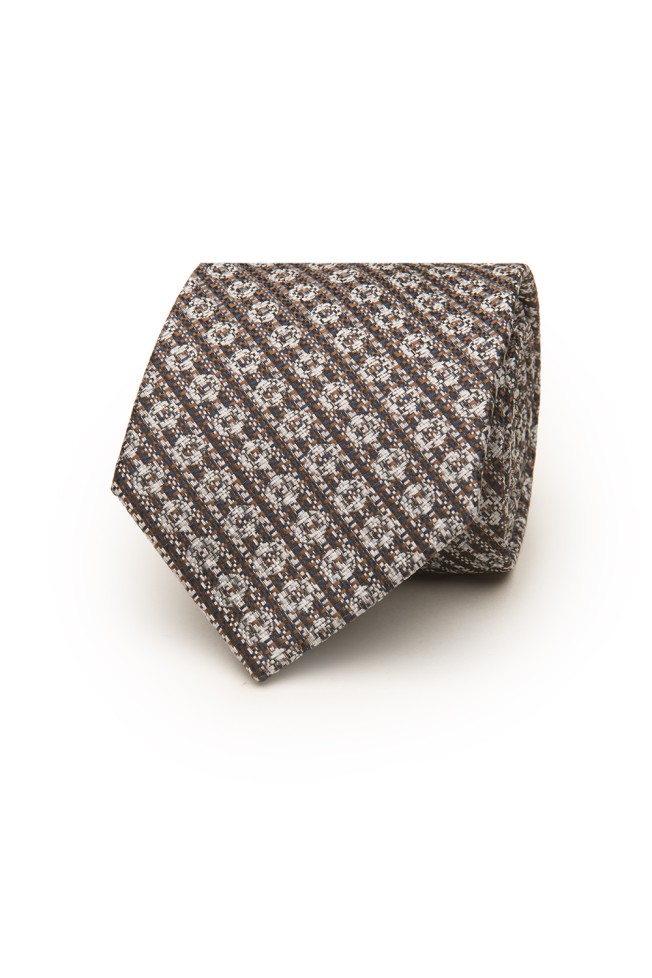 Corbata con textura estampada Corbata con textura estampada